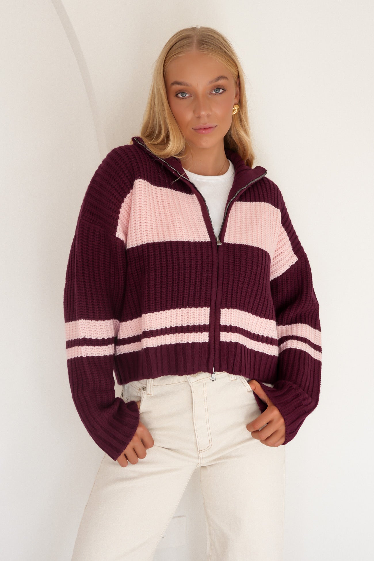 Aida Knit Thru Wine
