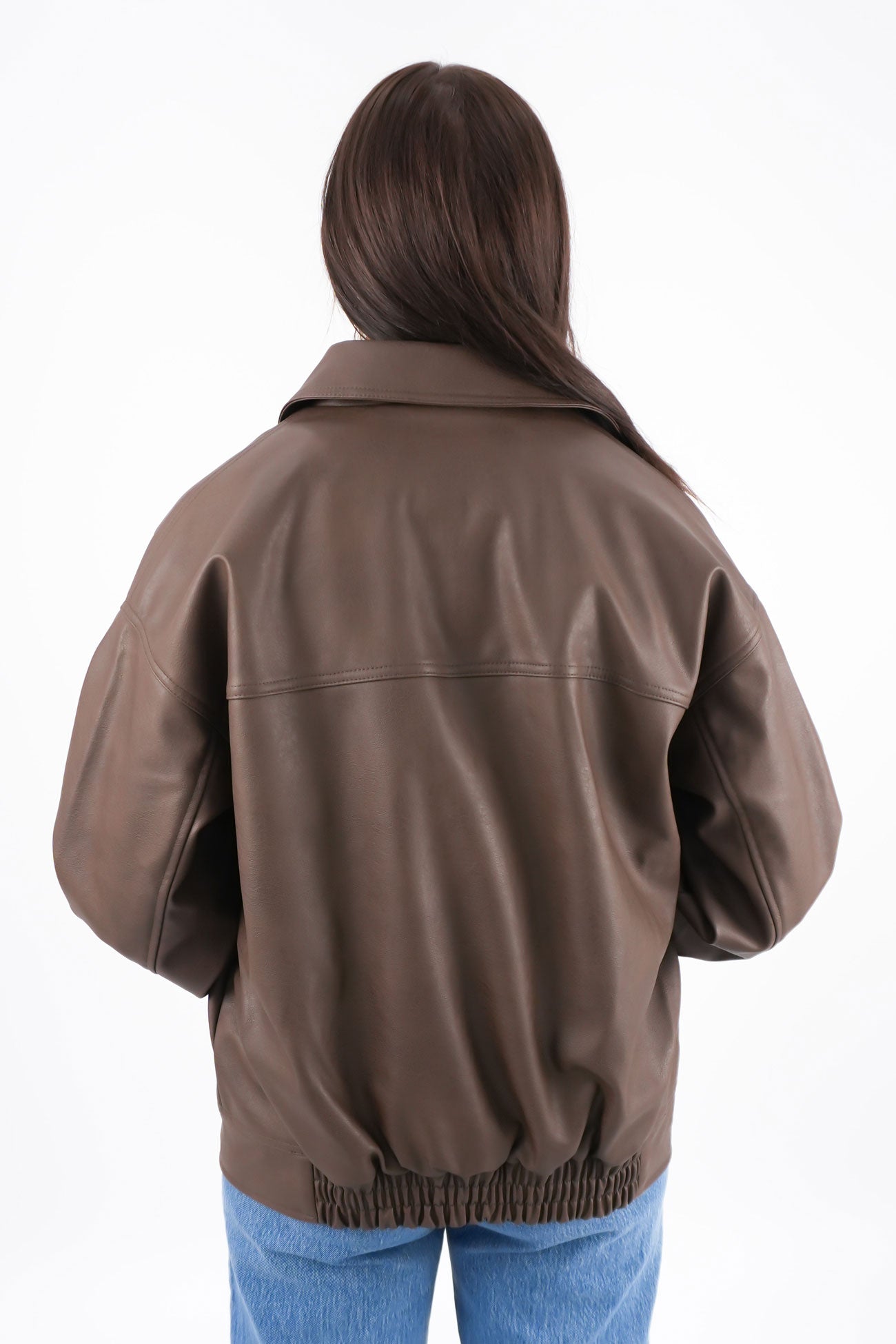 Alba PU Bomber Brown