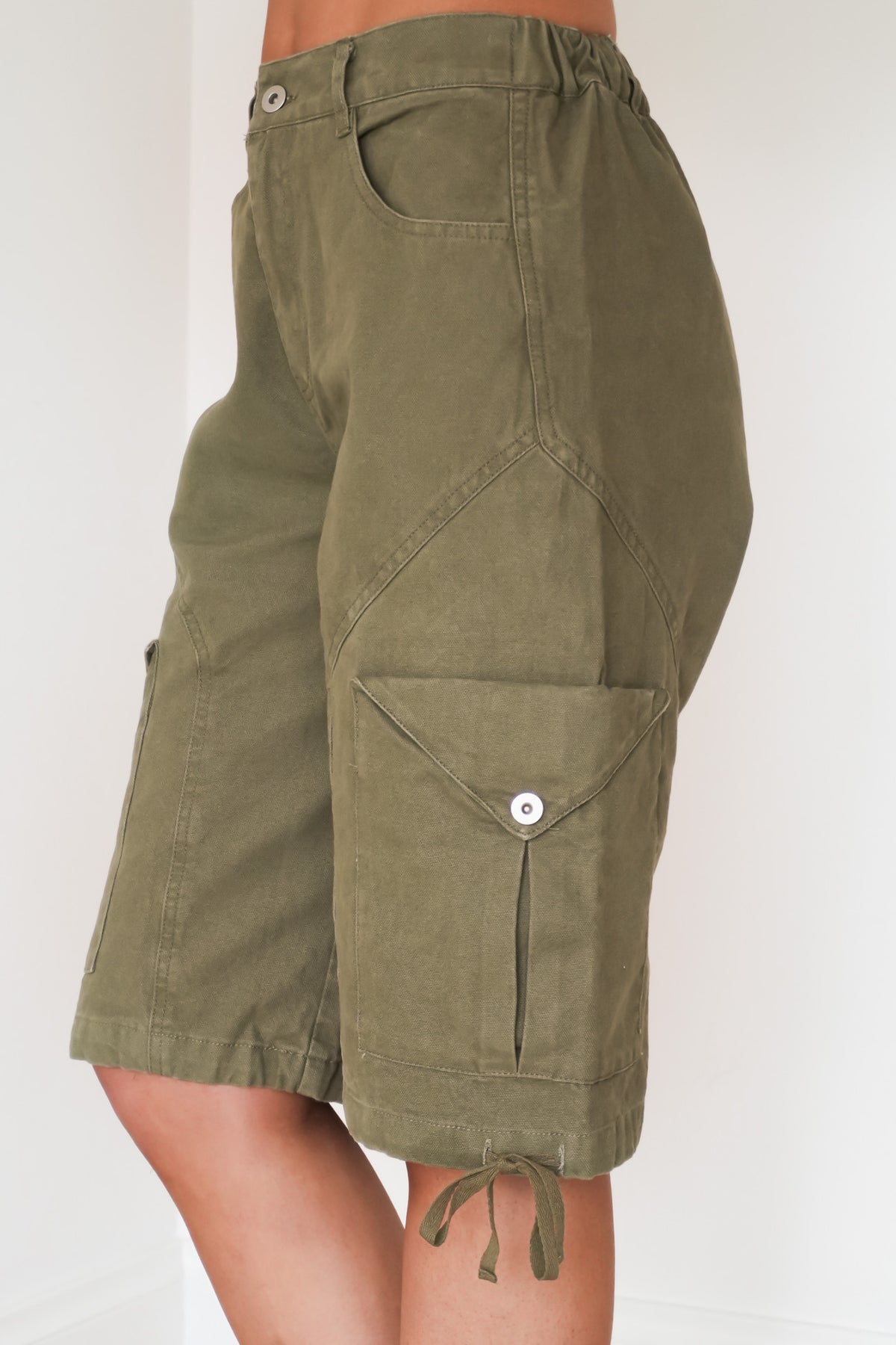 Alexia Cargo Jort Khaki