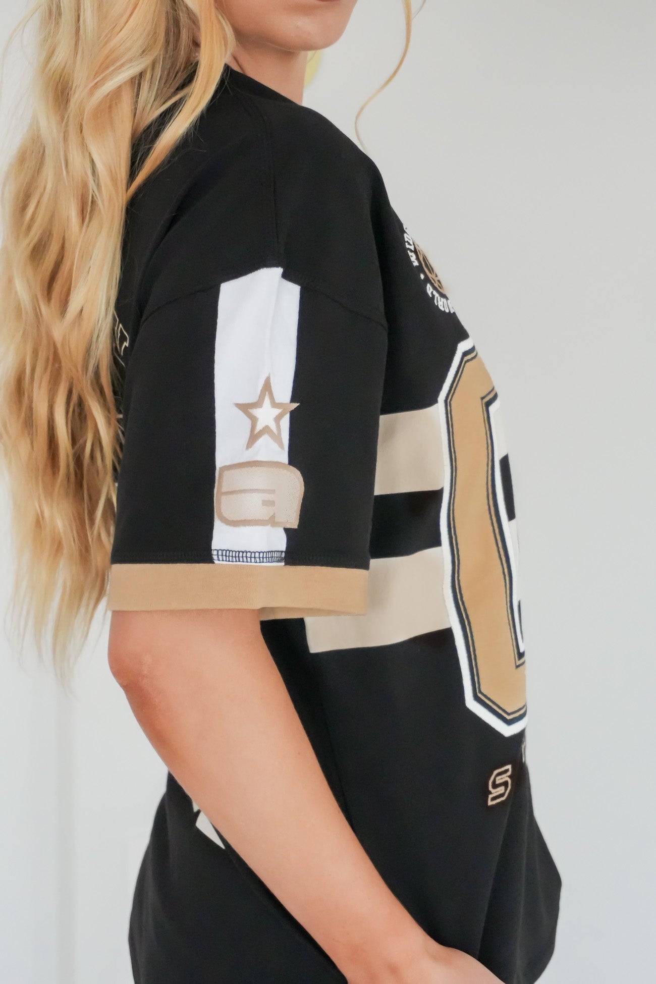 Allstar V-Neck Tee Washed Black