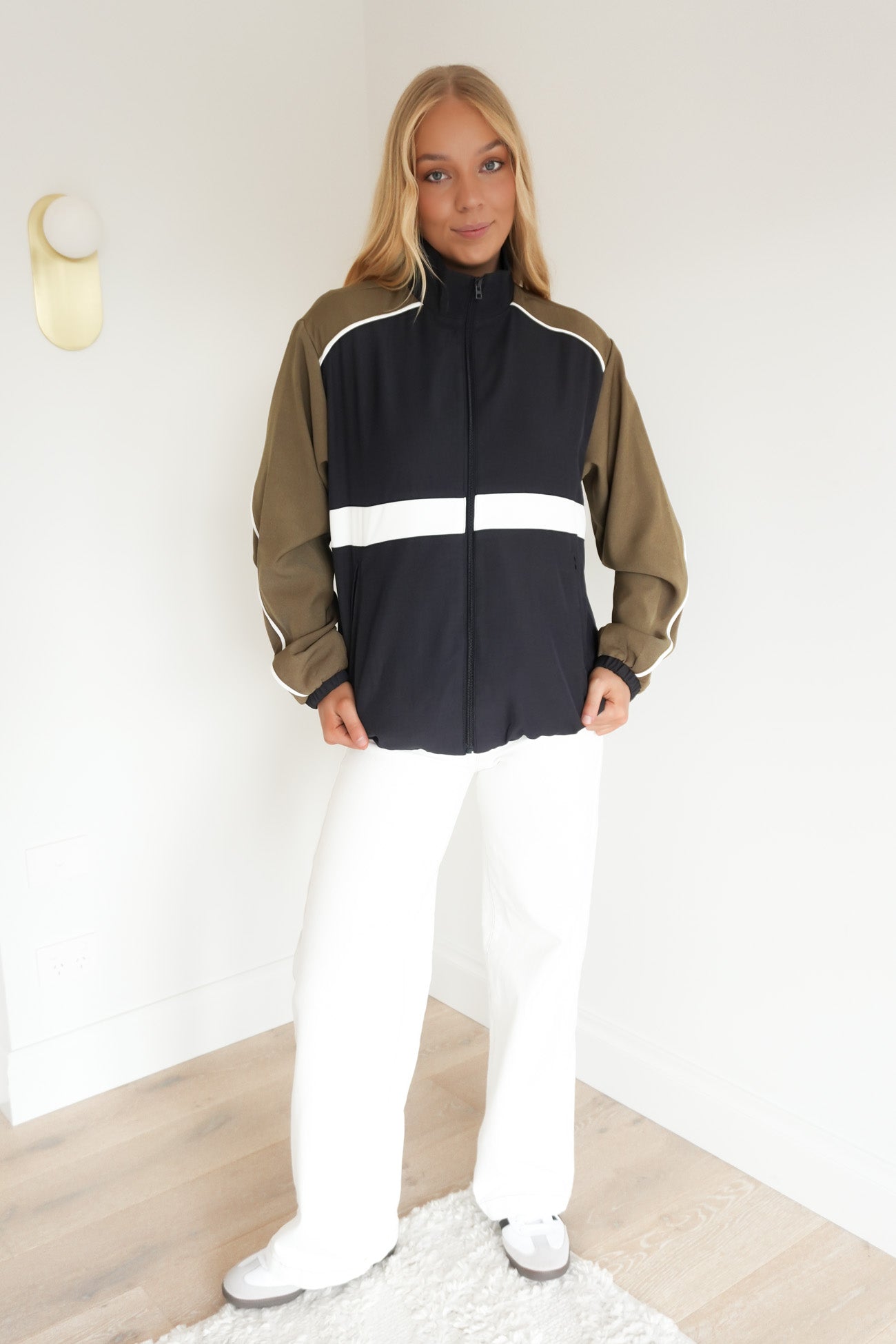 Allyson Jacket Navy Khaki