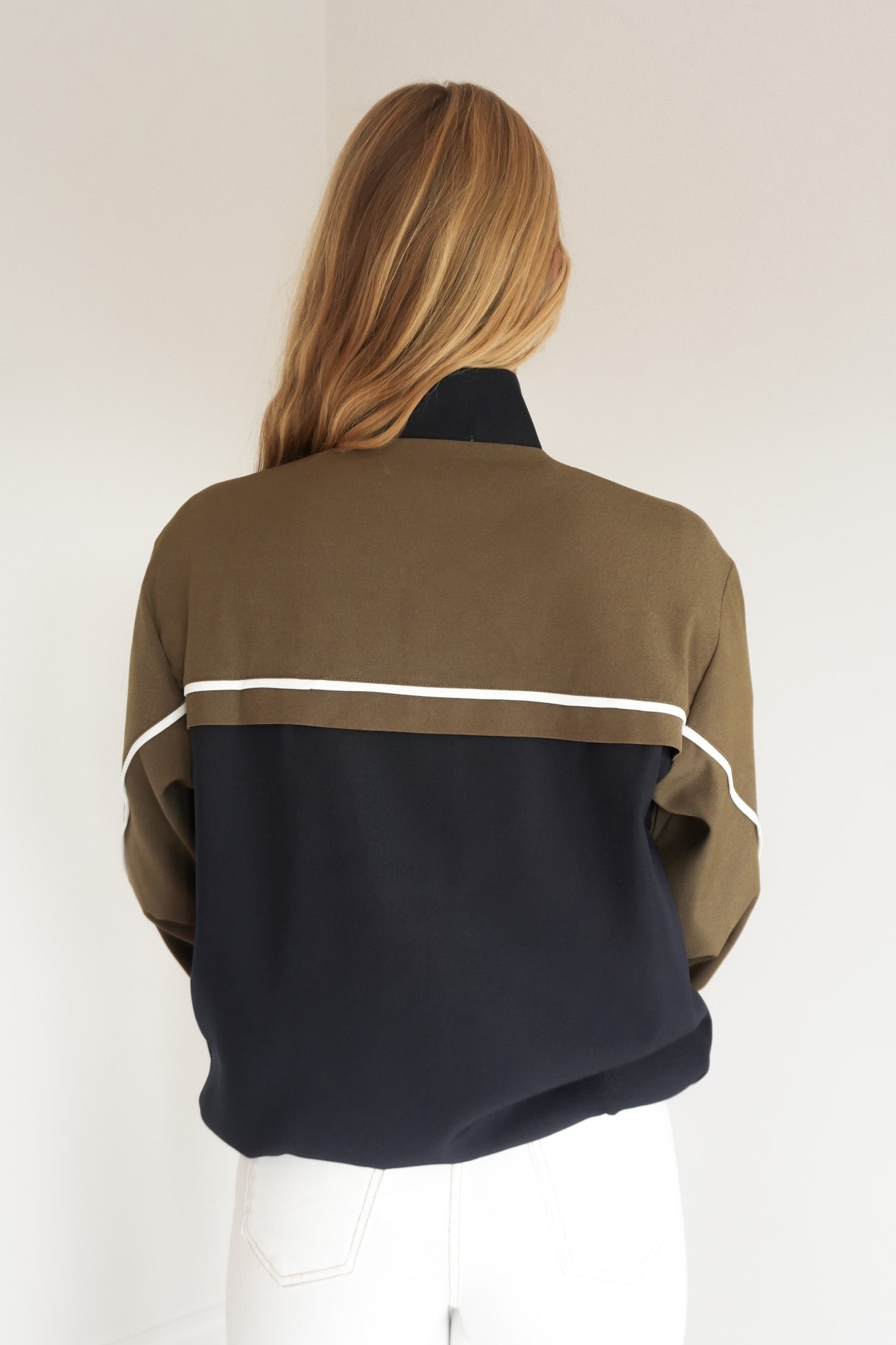 Allyson Jacket Navy Khaki