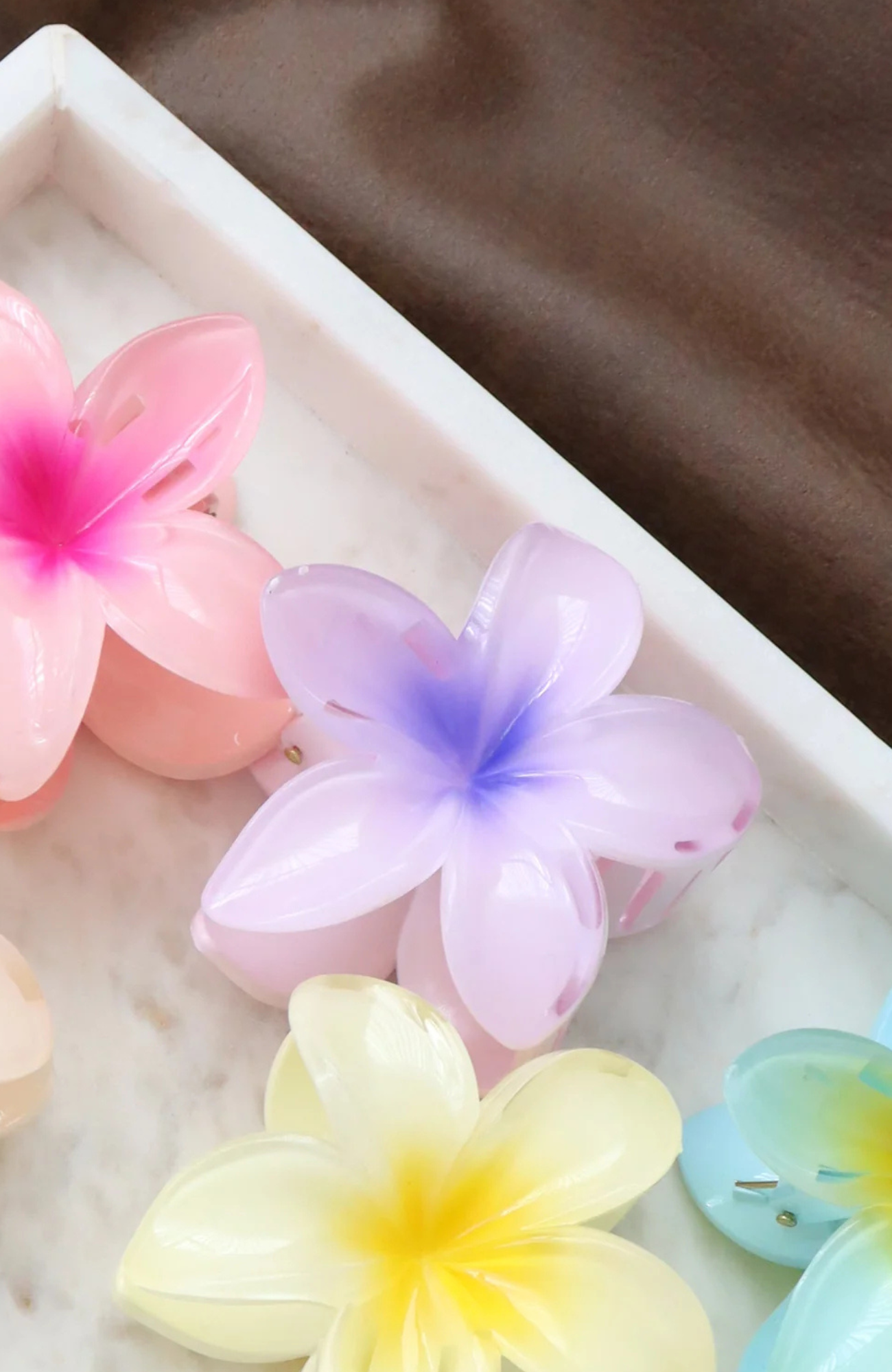 Aloha Claw Clip Purple