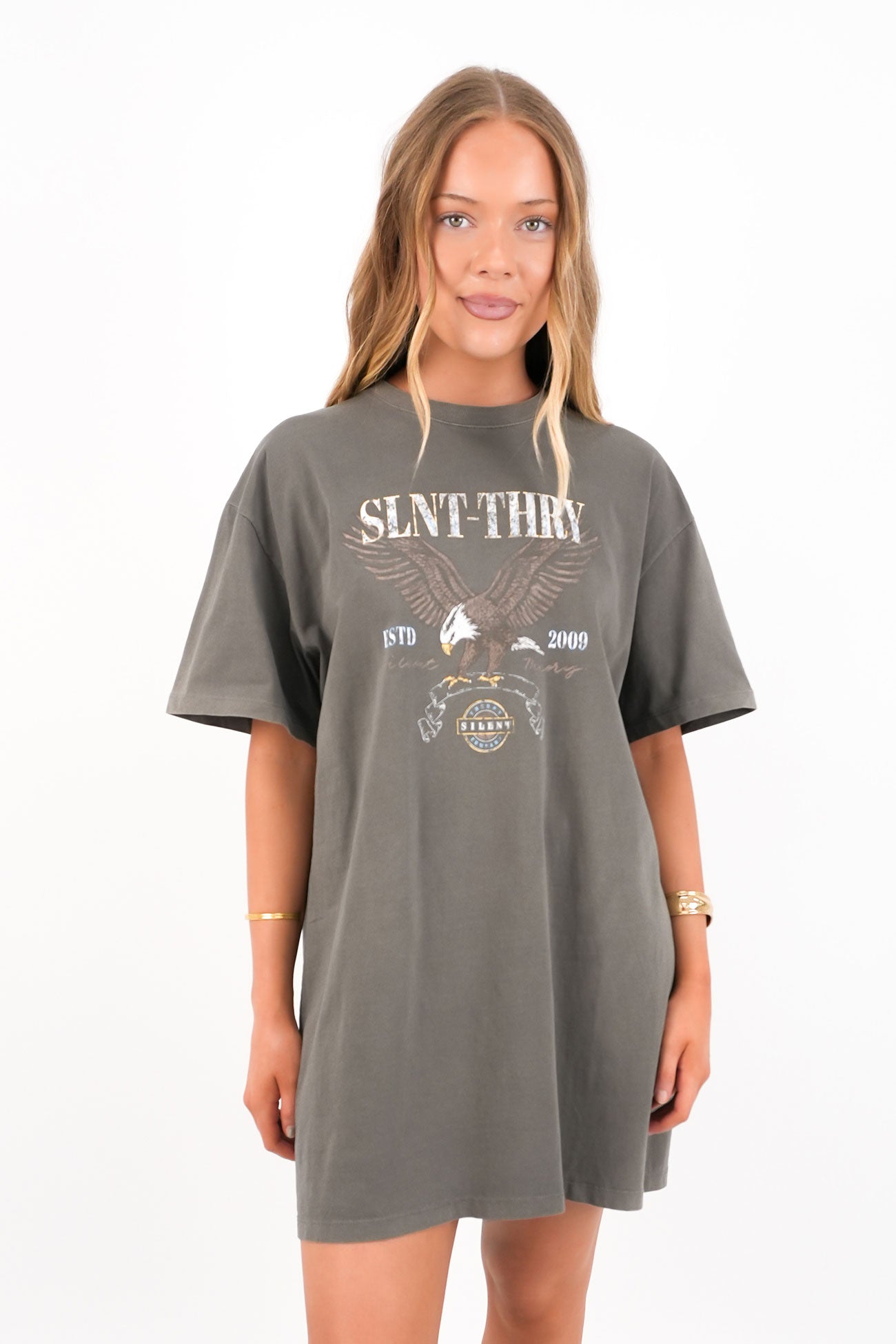 Ambient Tee Dress Coal