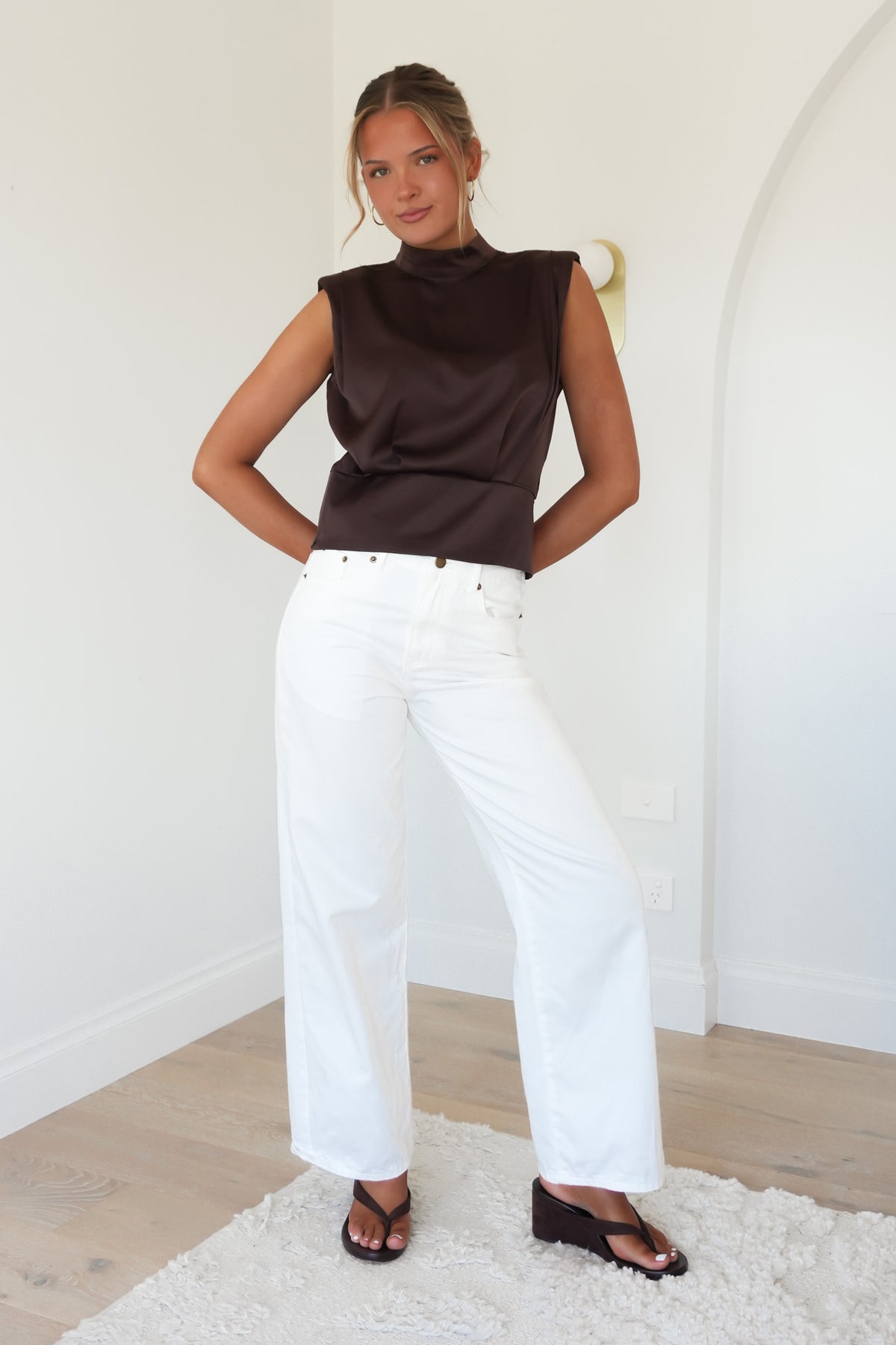 Amelia Top Chocolate