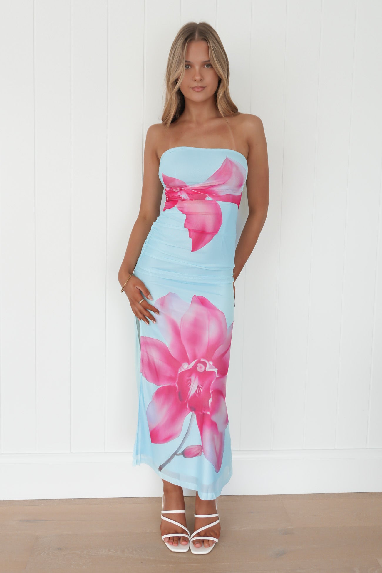 Amyra Maxi Dress Blue Lotus