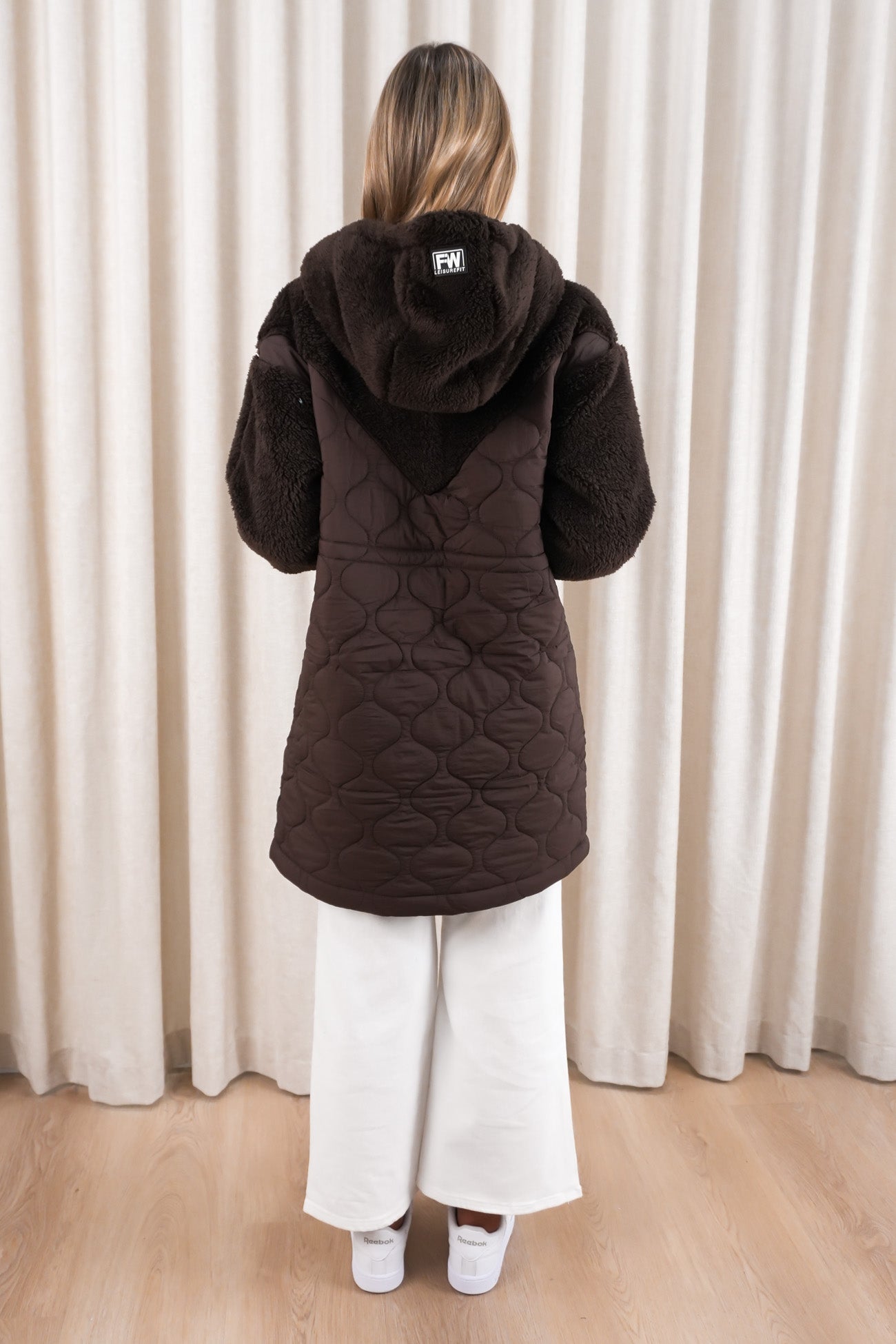 Annabella Longline Anorak Coffee