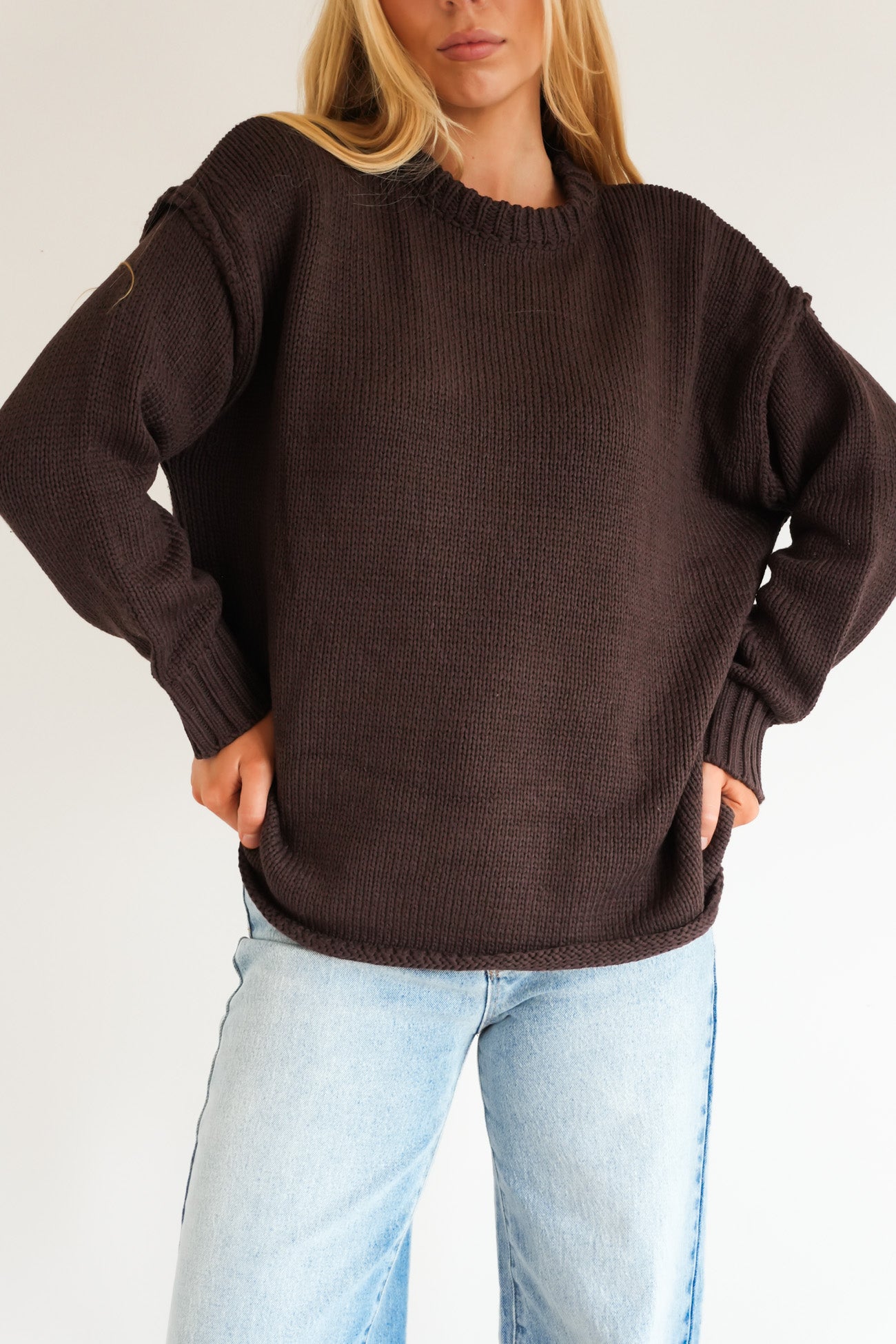 Antonia Knit Chocolate
