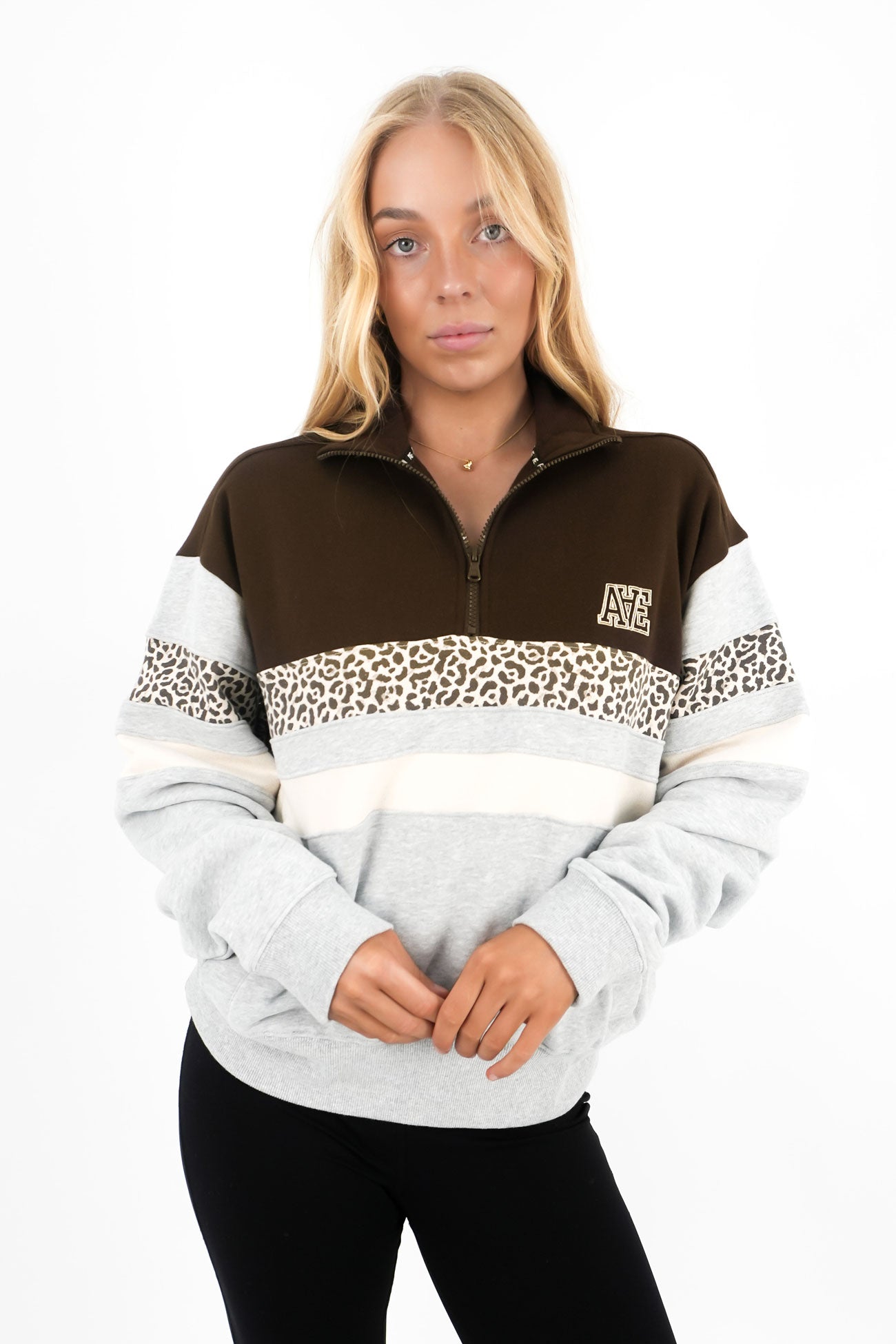 Athletica Panel 1/4 Zip Multi