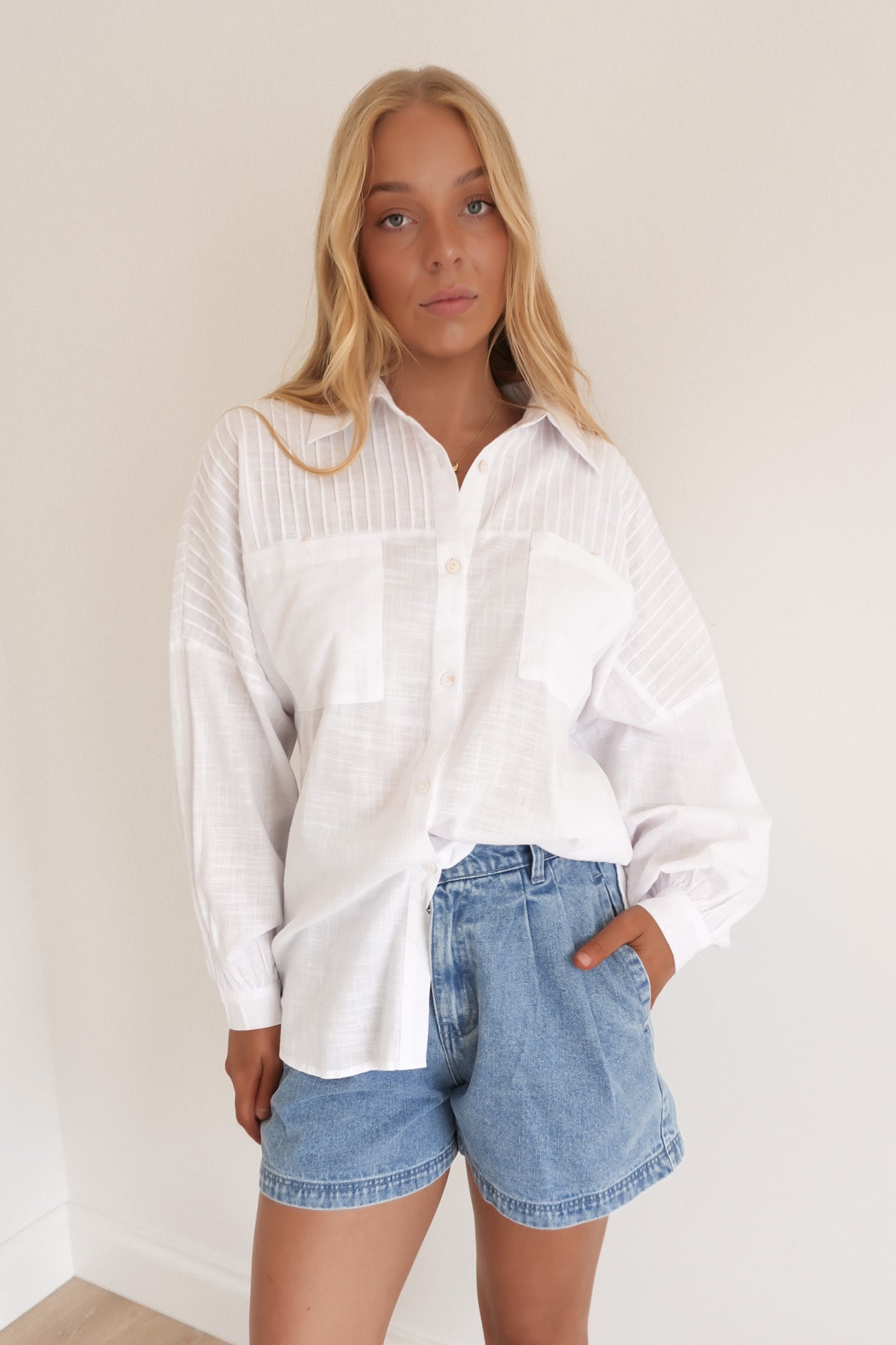 Belle Shirt White
