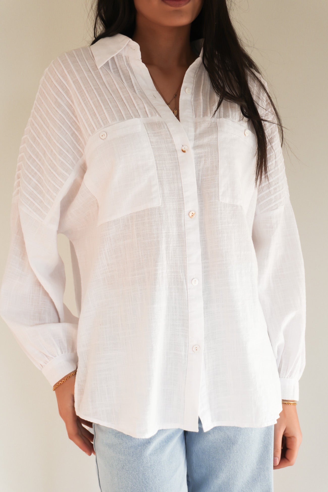 Belle Shirt White