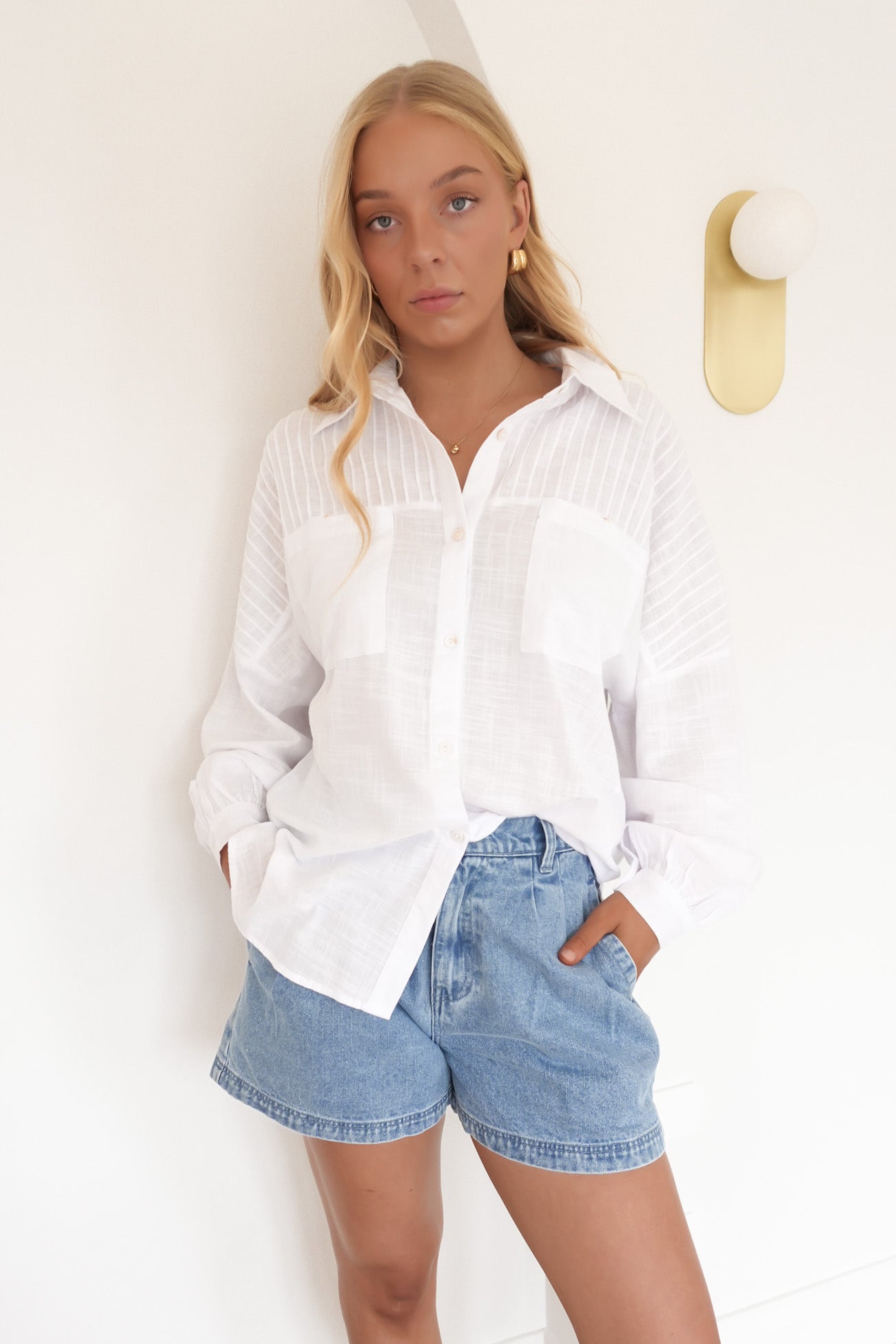 Belle Shirt White