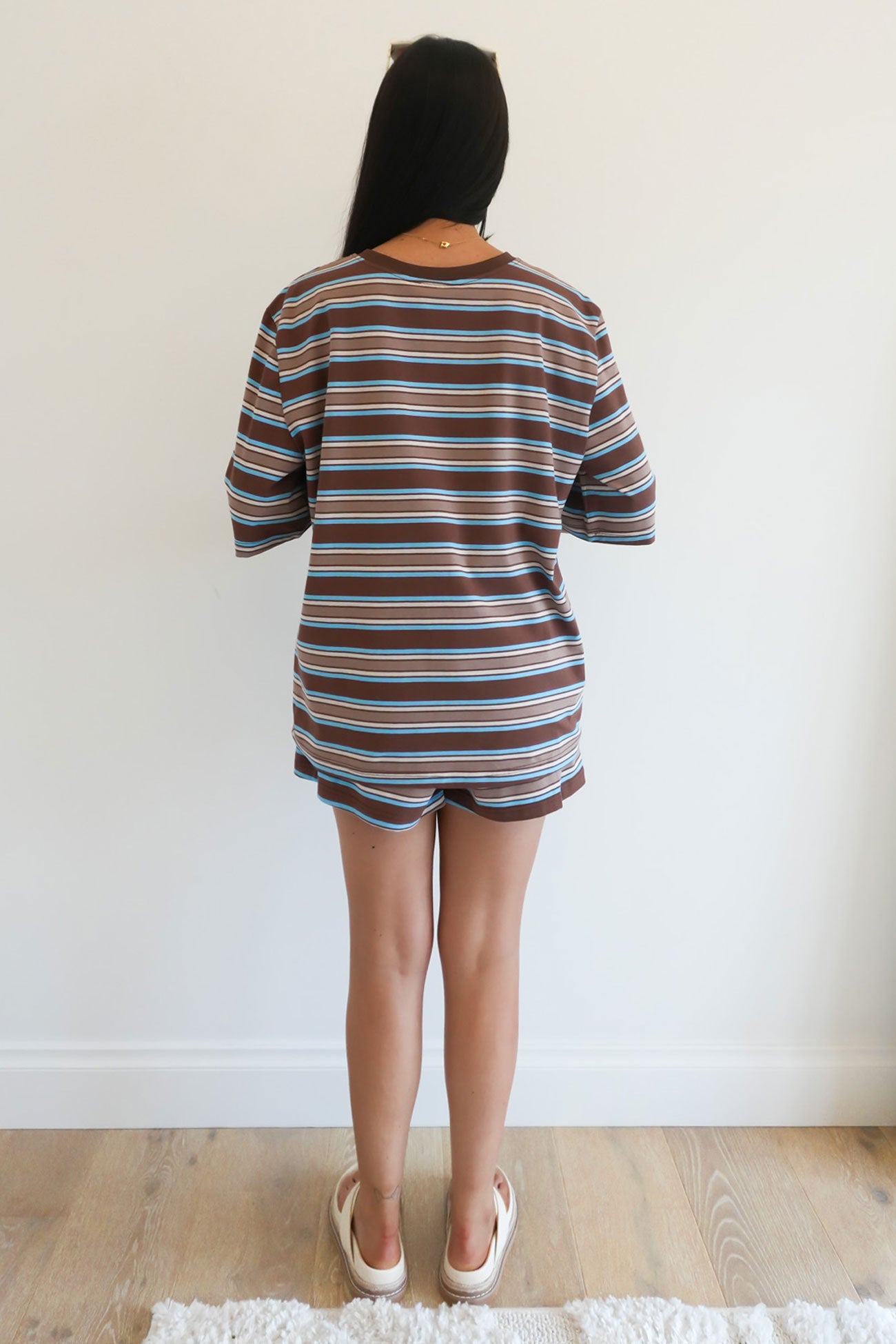 Bentley Tee Chocolate Stripe