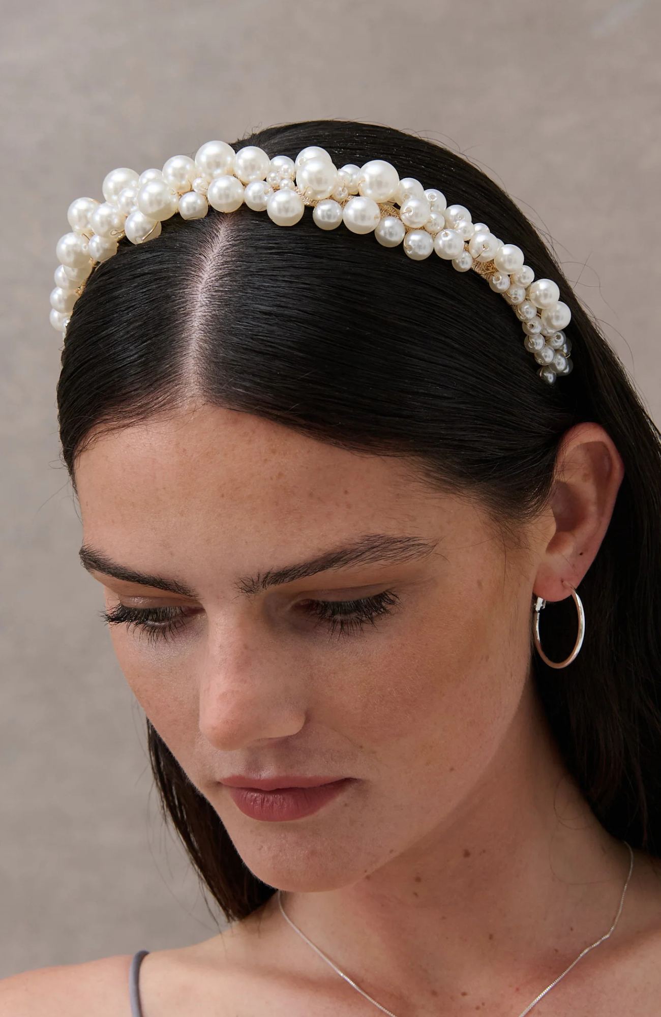 Blair Pearl Headband White 1