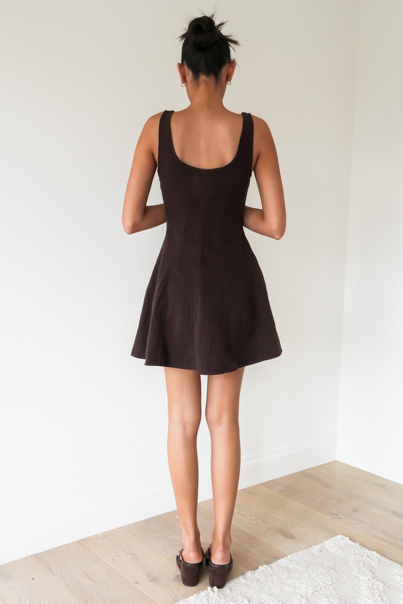 Blakey Mini Dress Brown