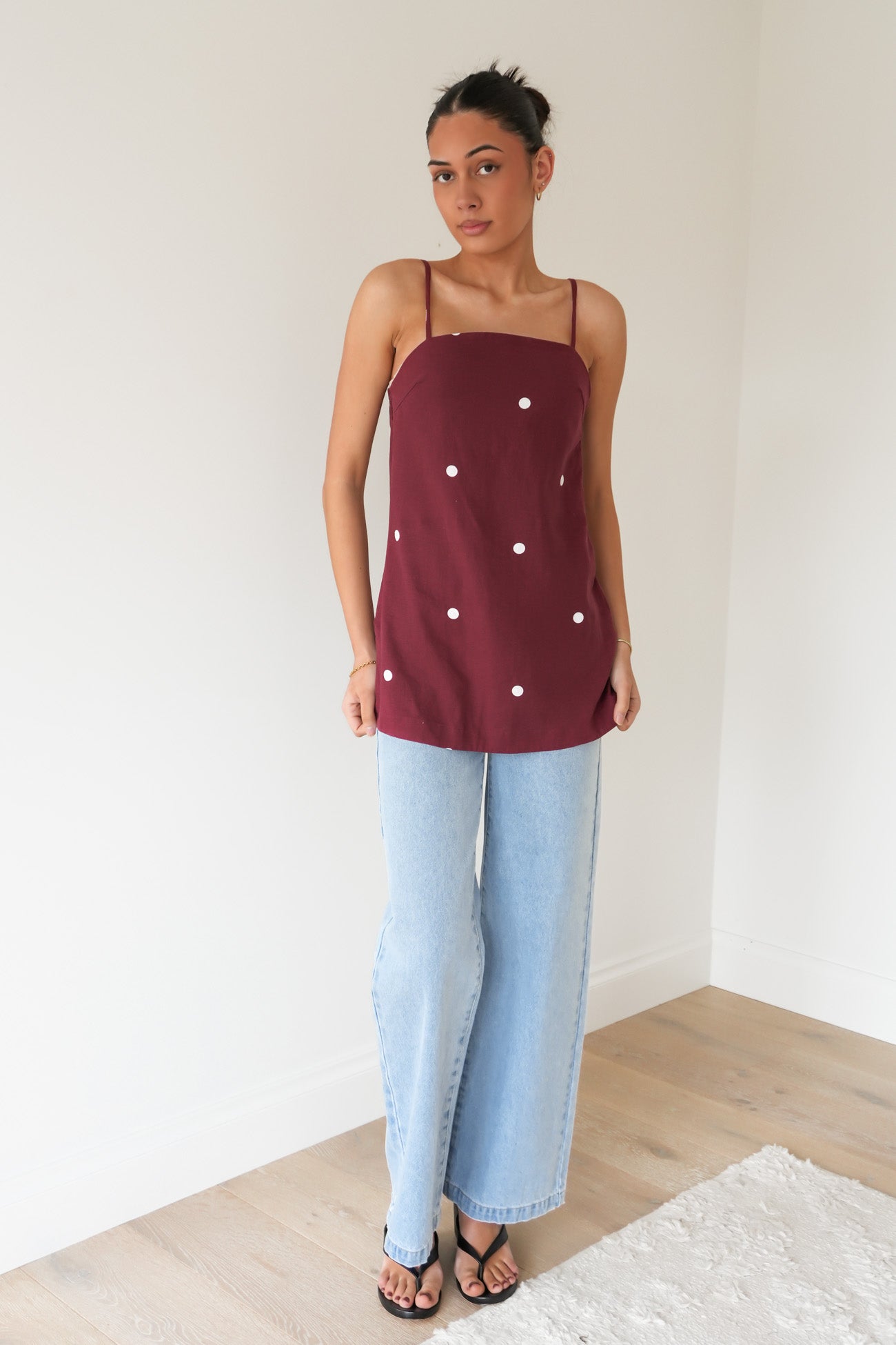 Bordeaux Tunic Top Cherry