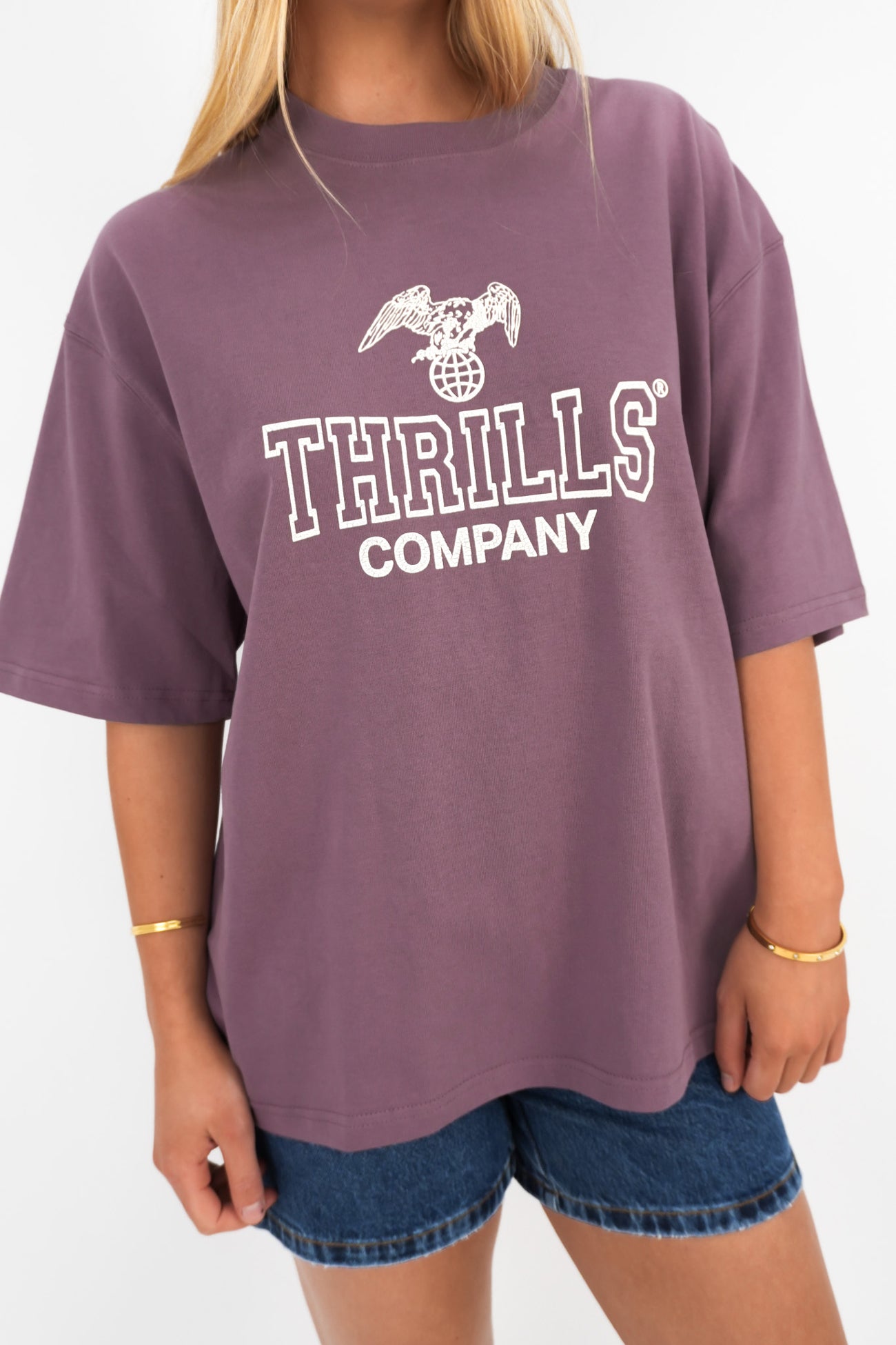 Break Point Oversized Tee Vintage Mauve