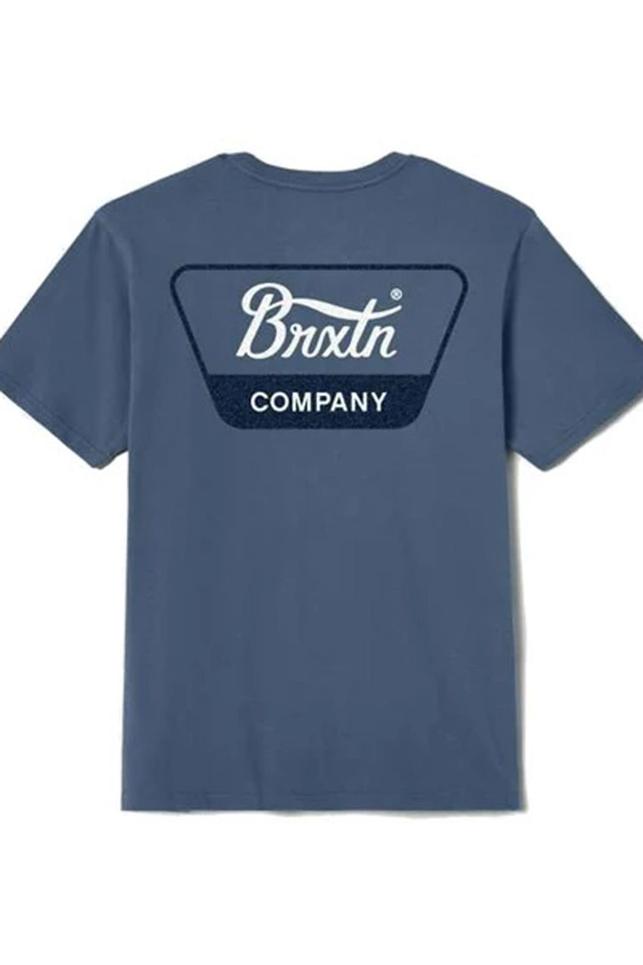 Linwood Short Sleeve Tee Harbor Blue Cool Grey