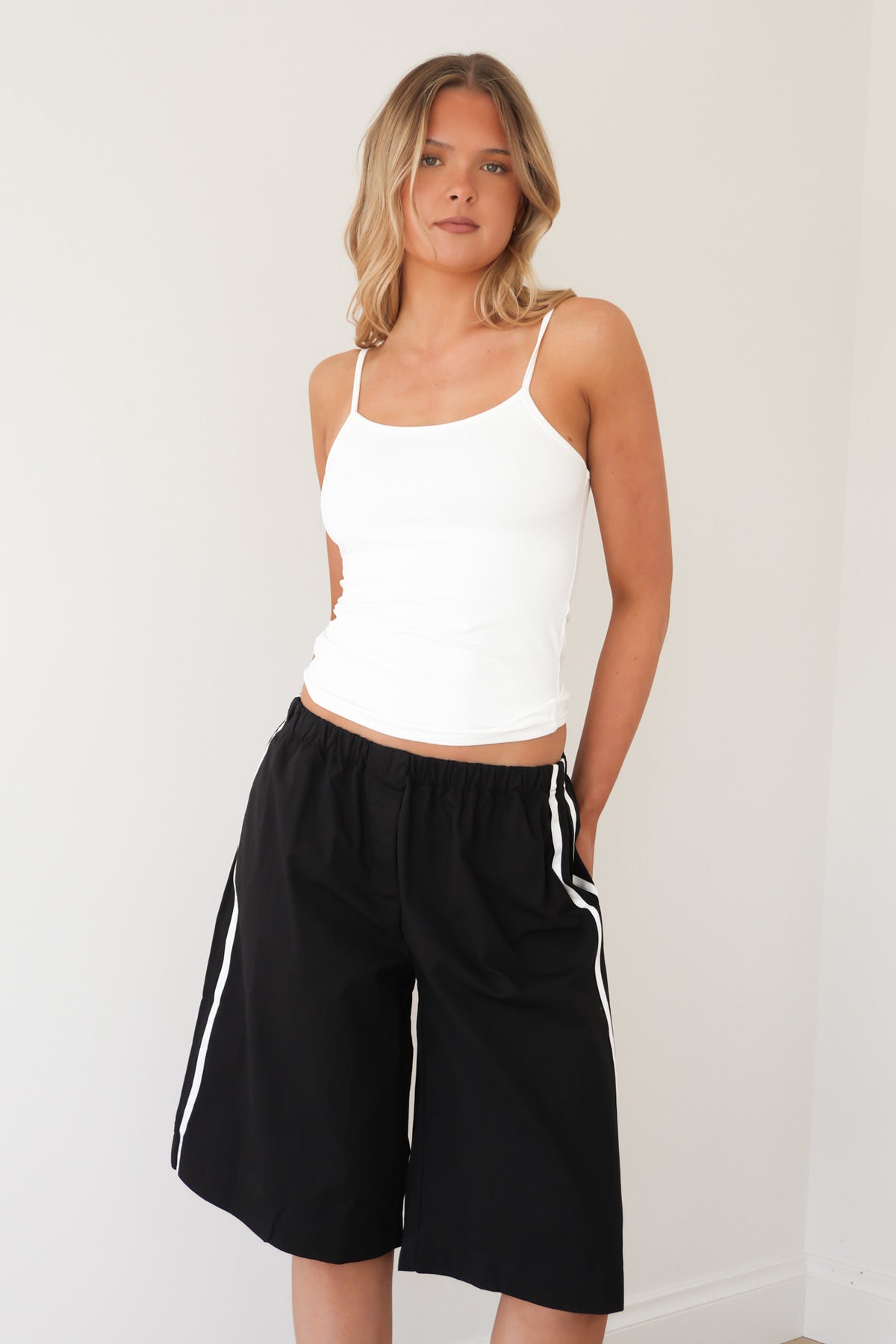 Bronte Bermuda Short Black White