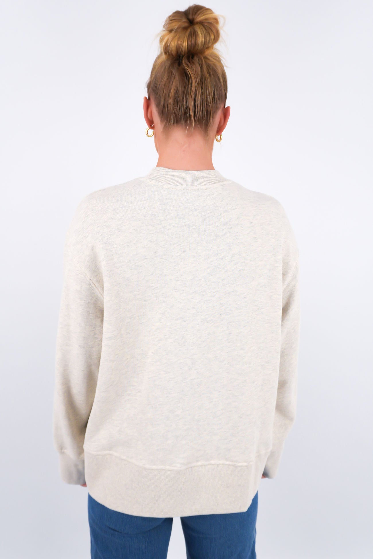 Bronwyn Sweater Oat Marle Leopard