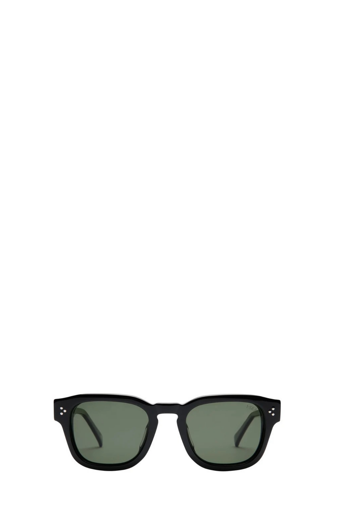 Camden Sunglasses Black Green Polarised
