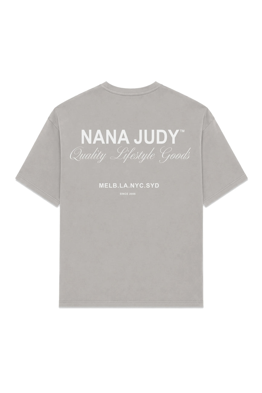 Cannes T-Shirt Enzyme Grey
