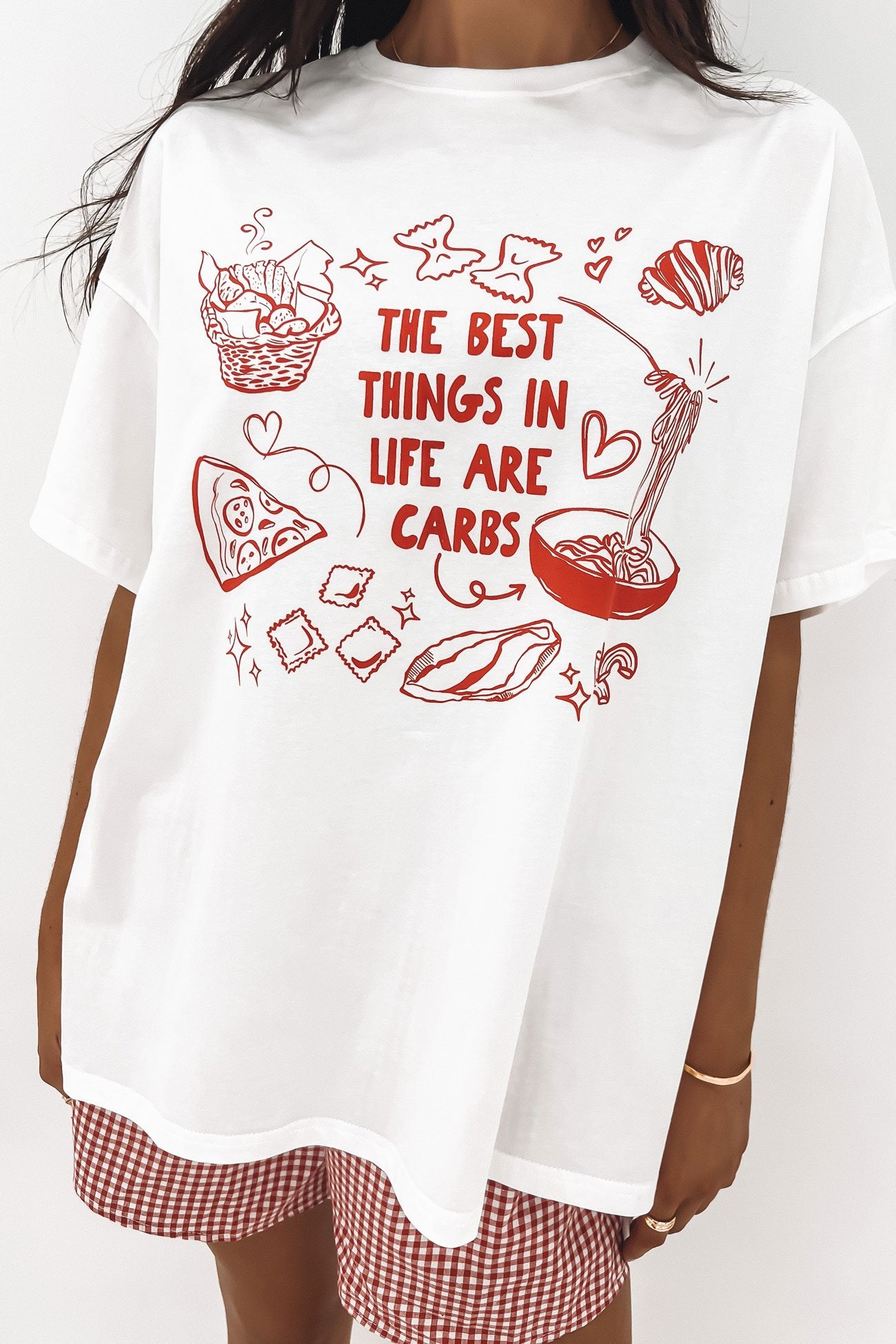 Carbs Tee White