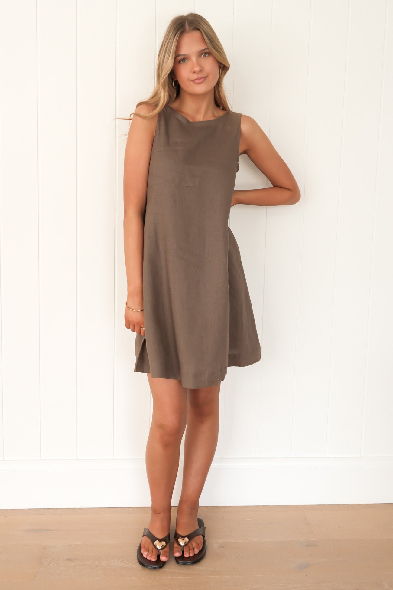 Carmello Mini Dress Latte