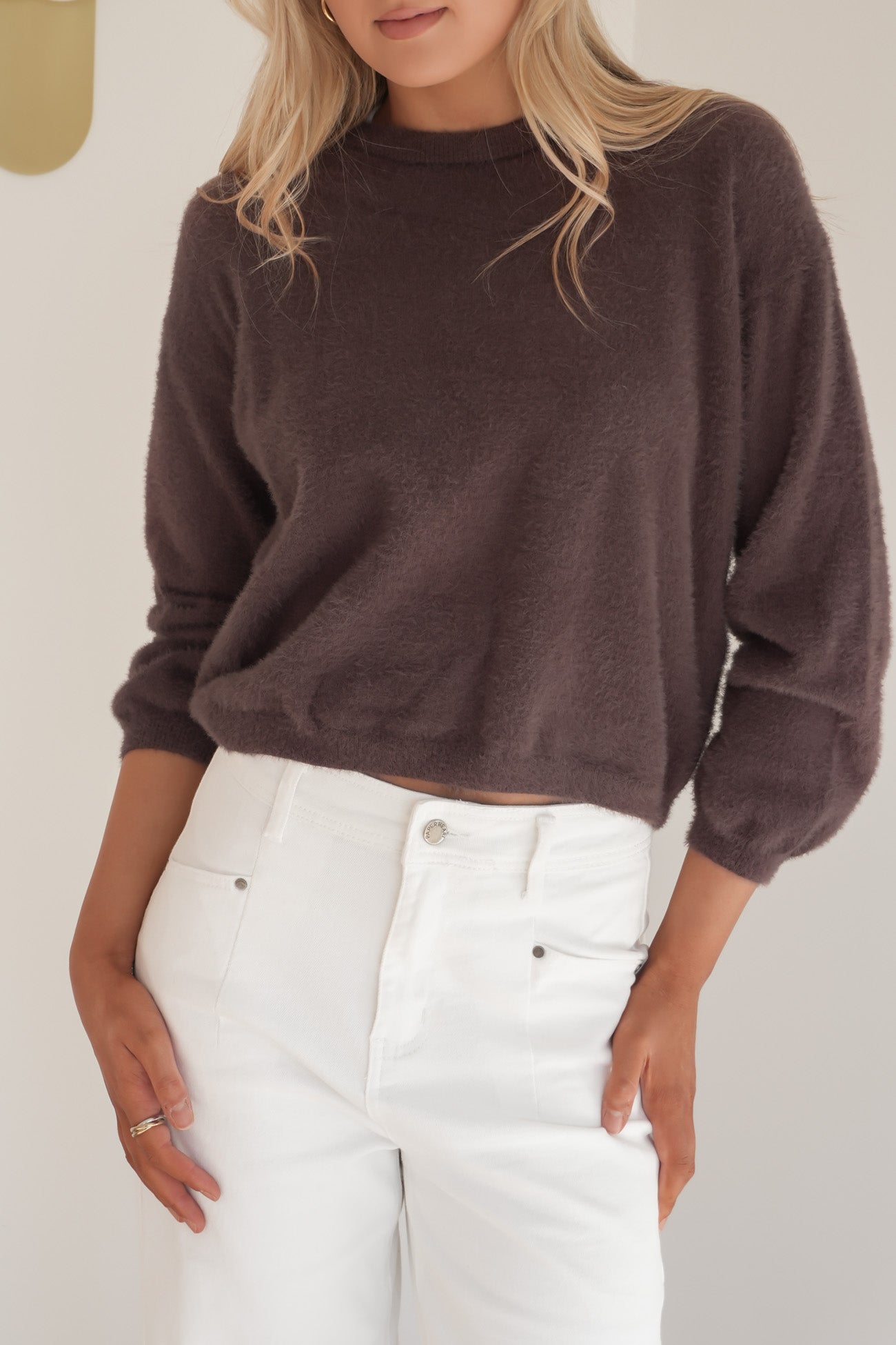 Carolina Knit Jumper Chocolate