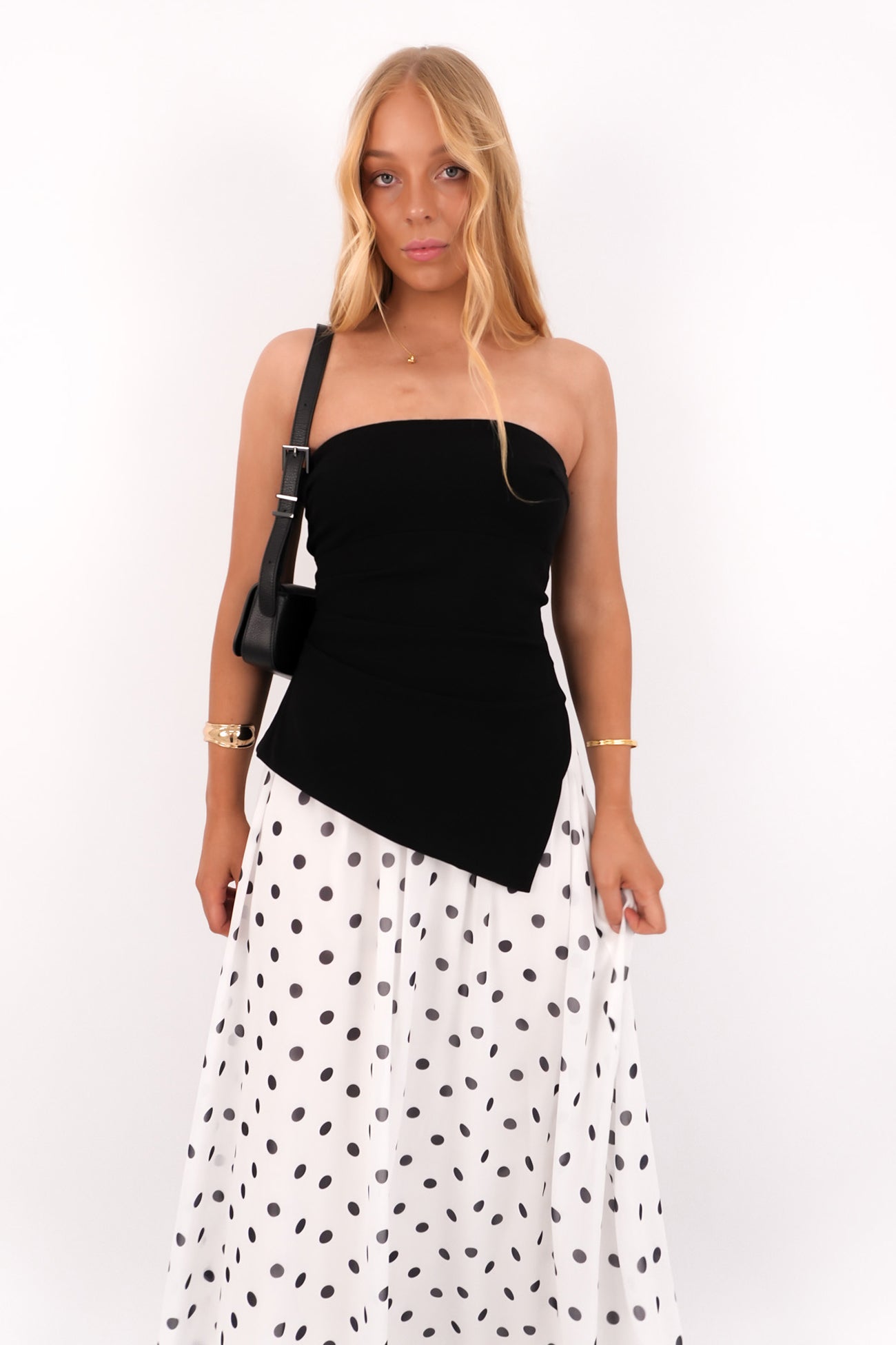 Carson Set Black Polka Dot