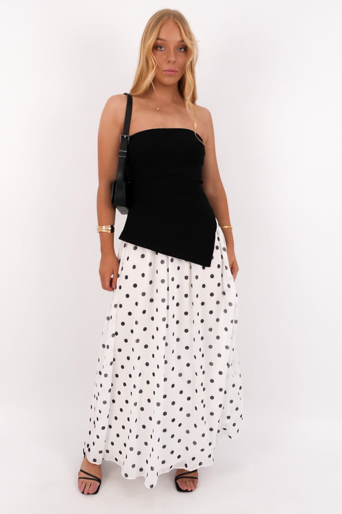 Carson Set Black Polka Dot
