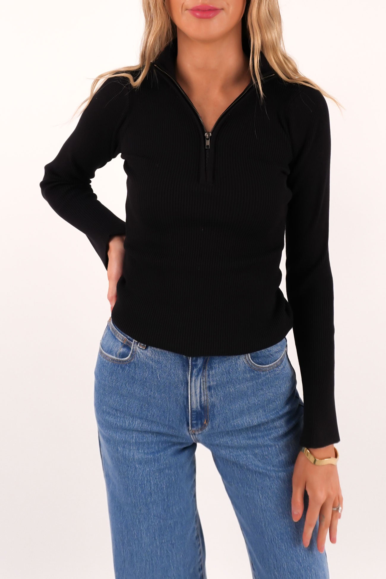 Cedar Knit Top Navy