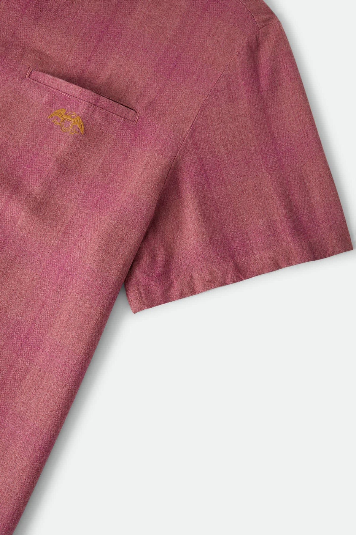 Century Short Sleeve Woven Shirt Pink Shadow Plaid
