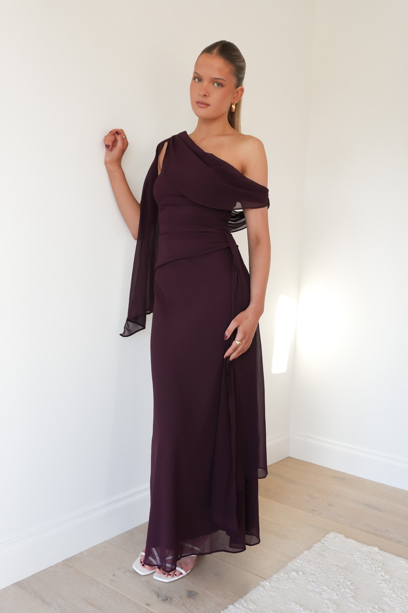 Charmen Maxi Dress Plum