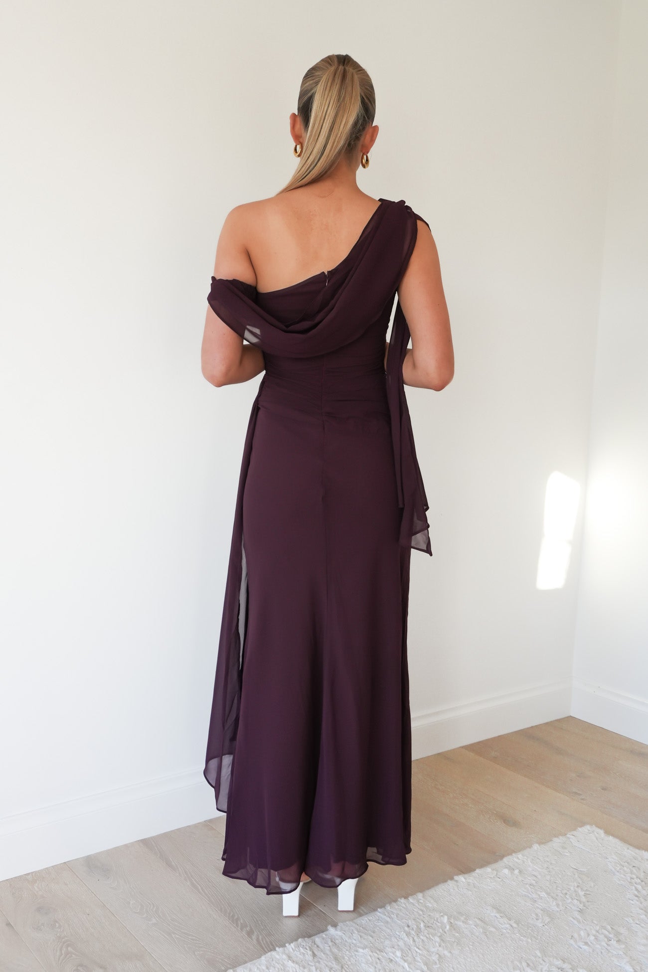 Charmen Maxi Dress Plum