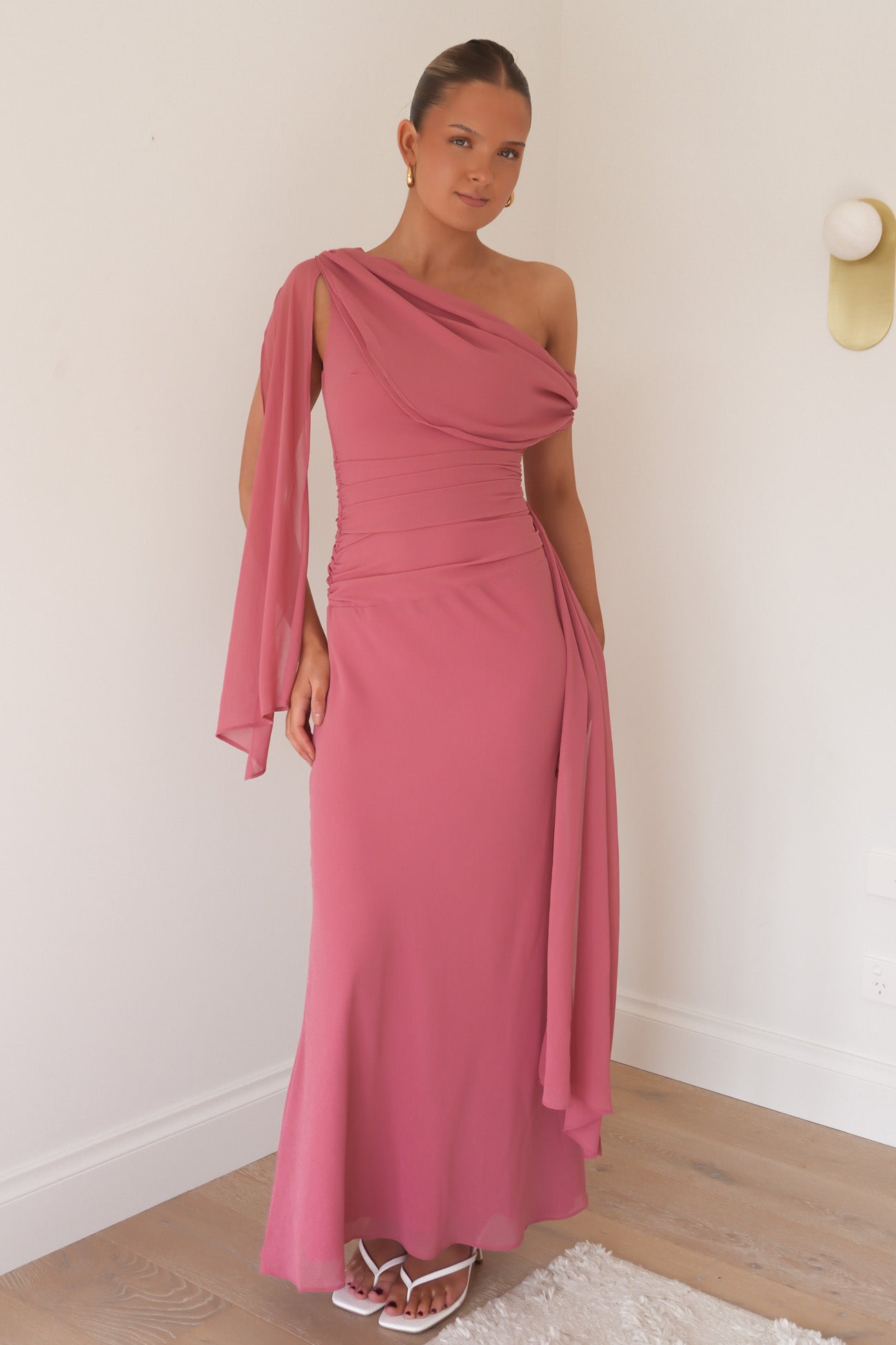 Charmen Maxi Dress Rose Pink