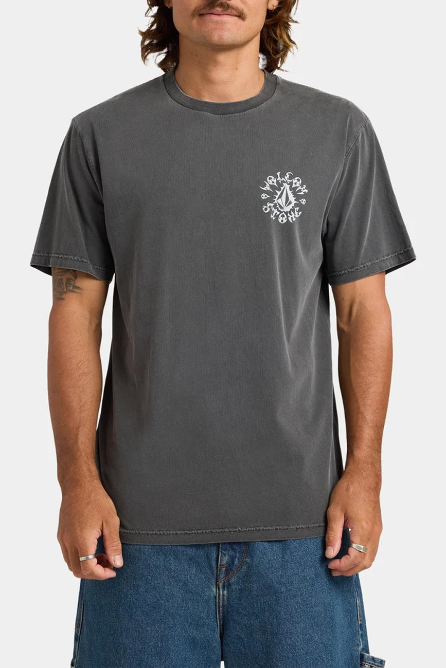 Chrome Stone Short Sleeve Tee Black