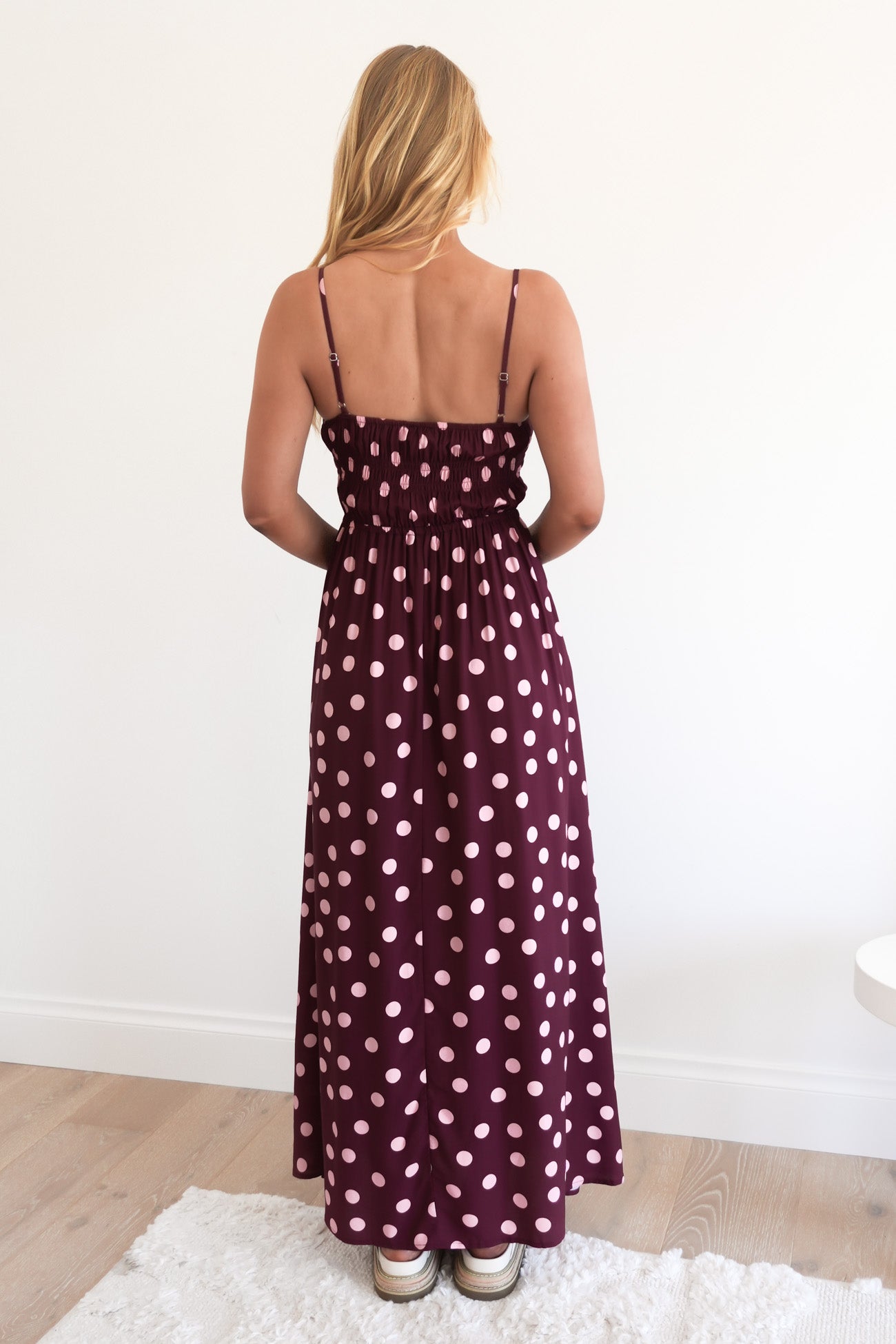 Clarissa Midi Dress Merlo Polka Dot