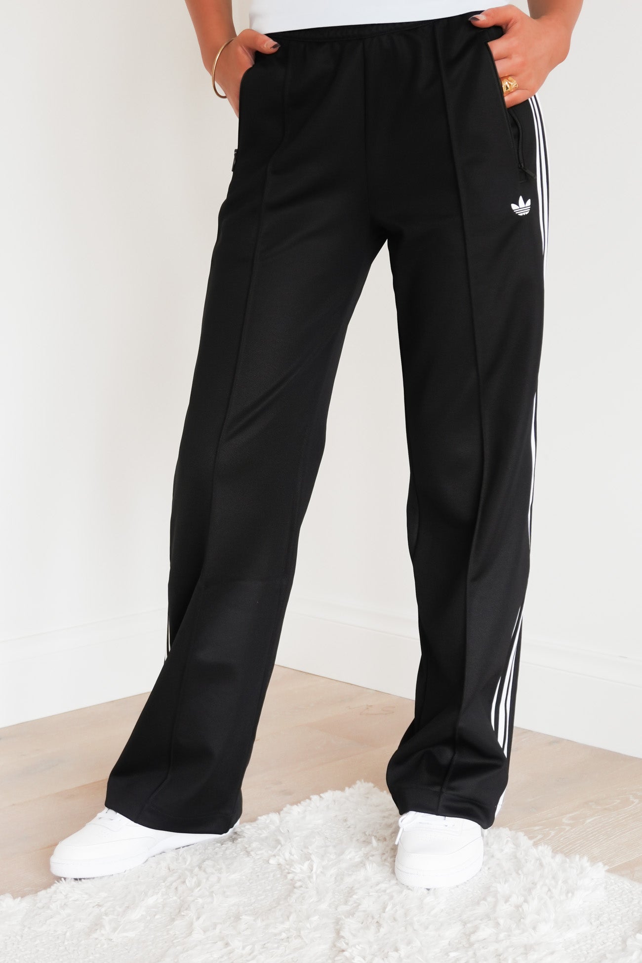 Classic Track Pant Black White