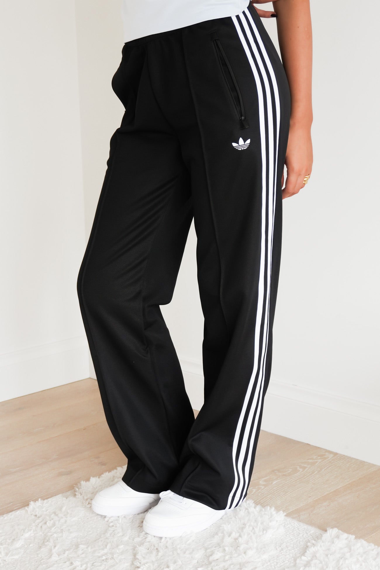 Classic Track Pant Black White