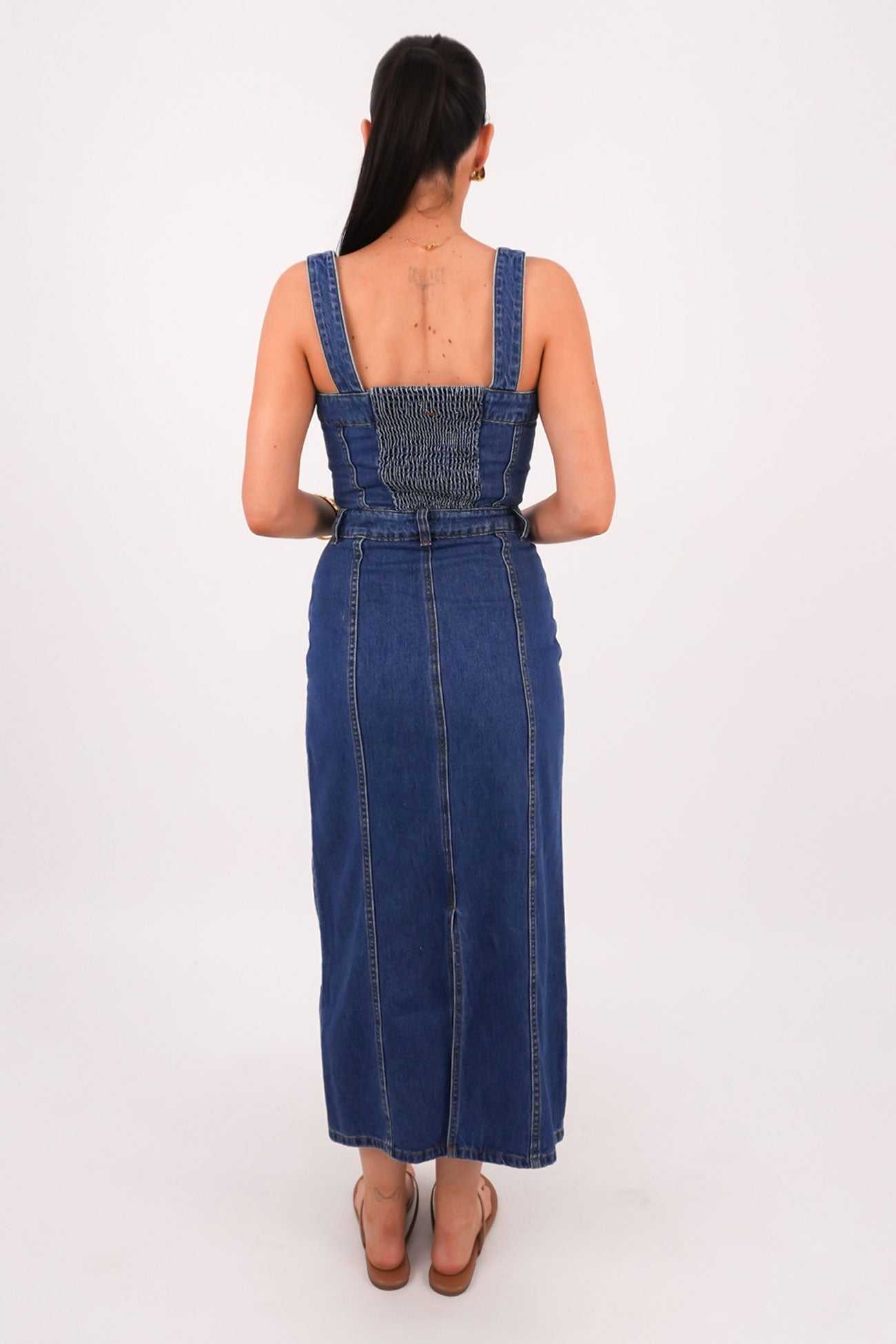 Coco Midi Dress Heritage Blue