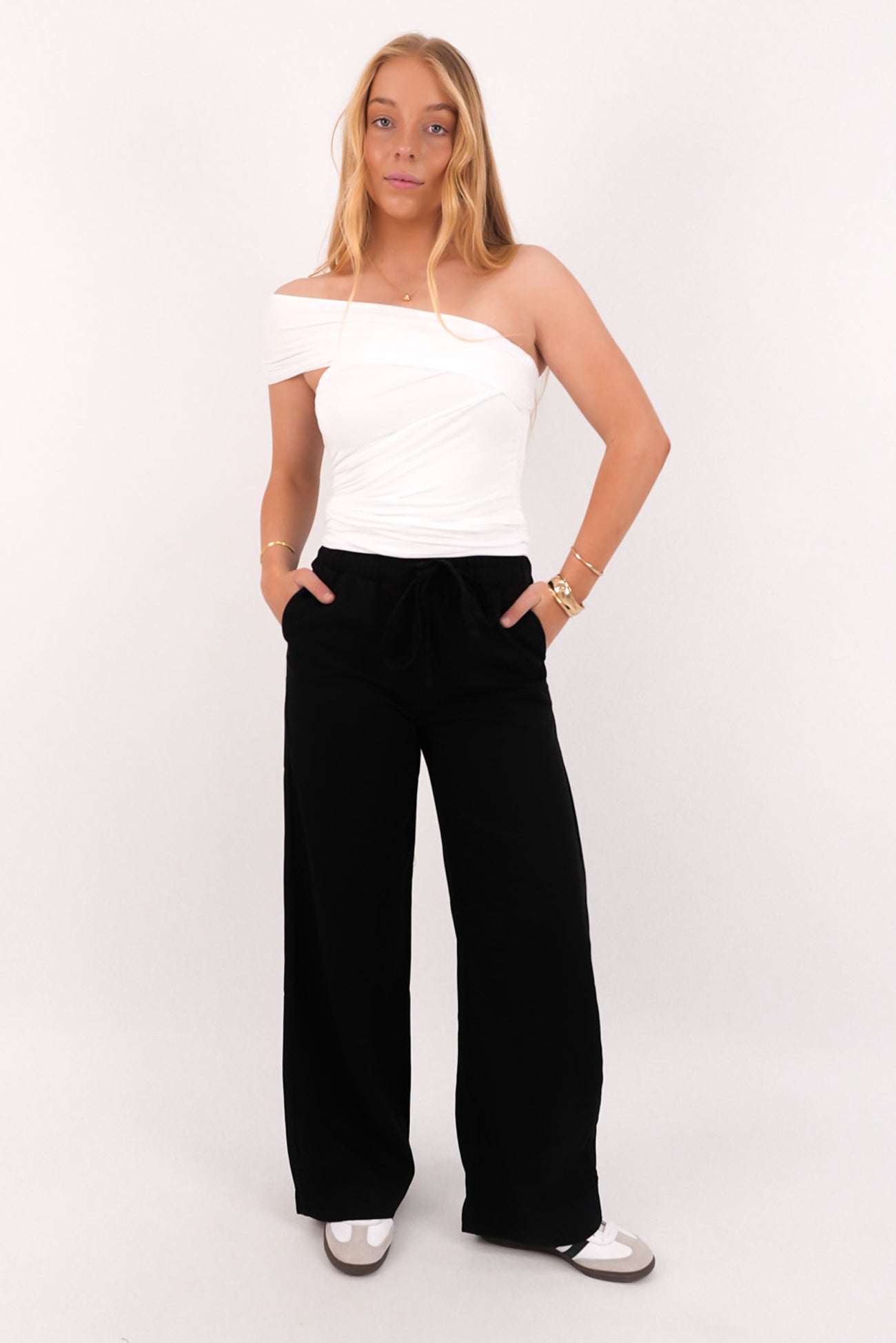 Cora Denim Pant Black