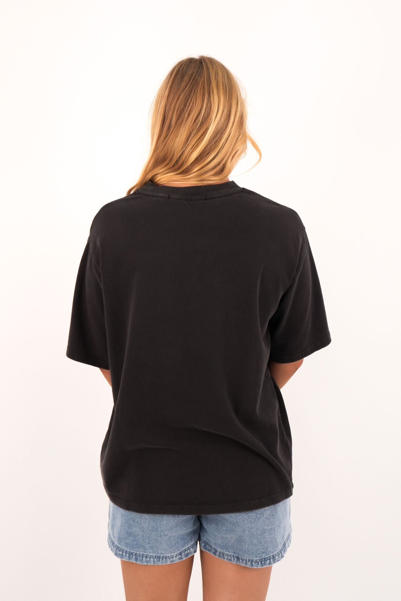 Core Oversized Tee Washed Black