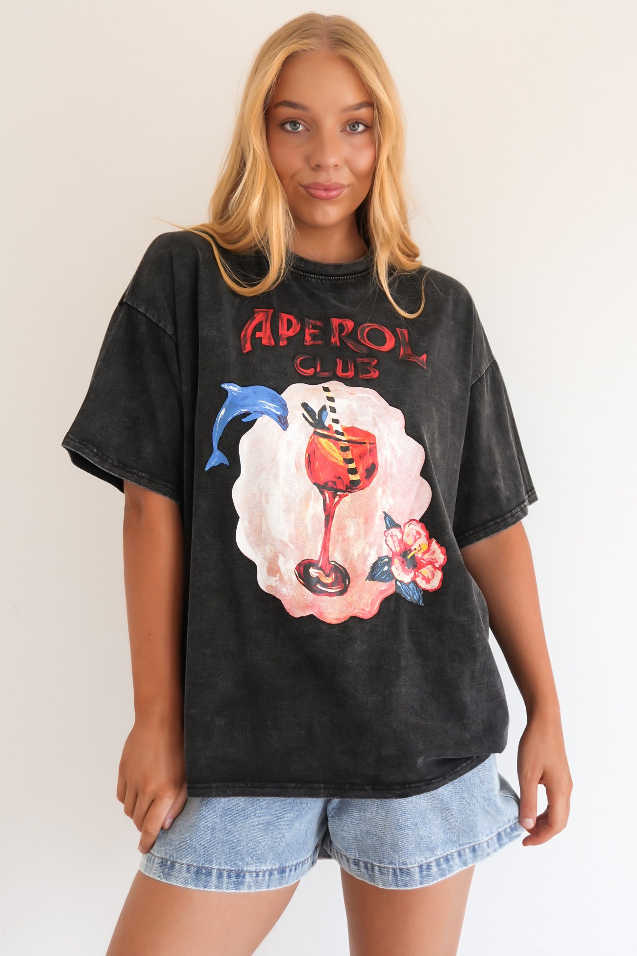 Aperol Club Tee Black