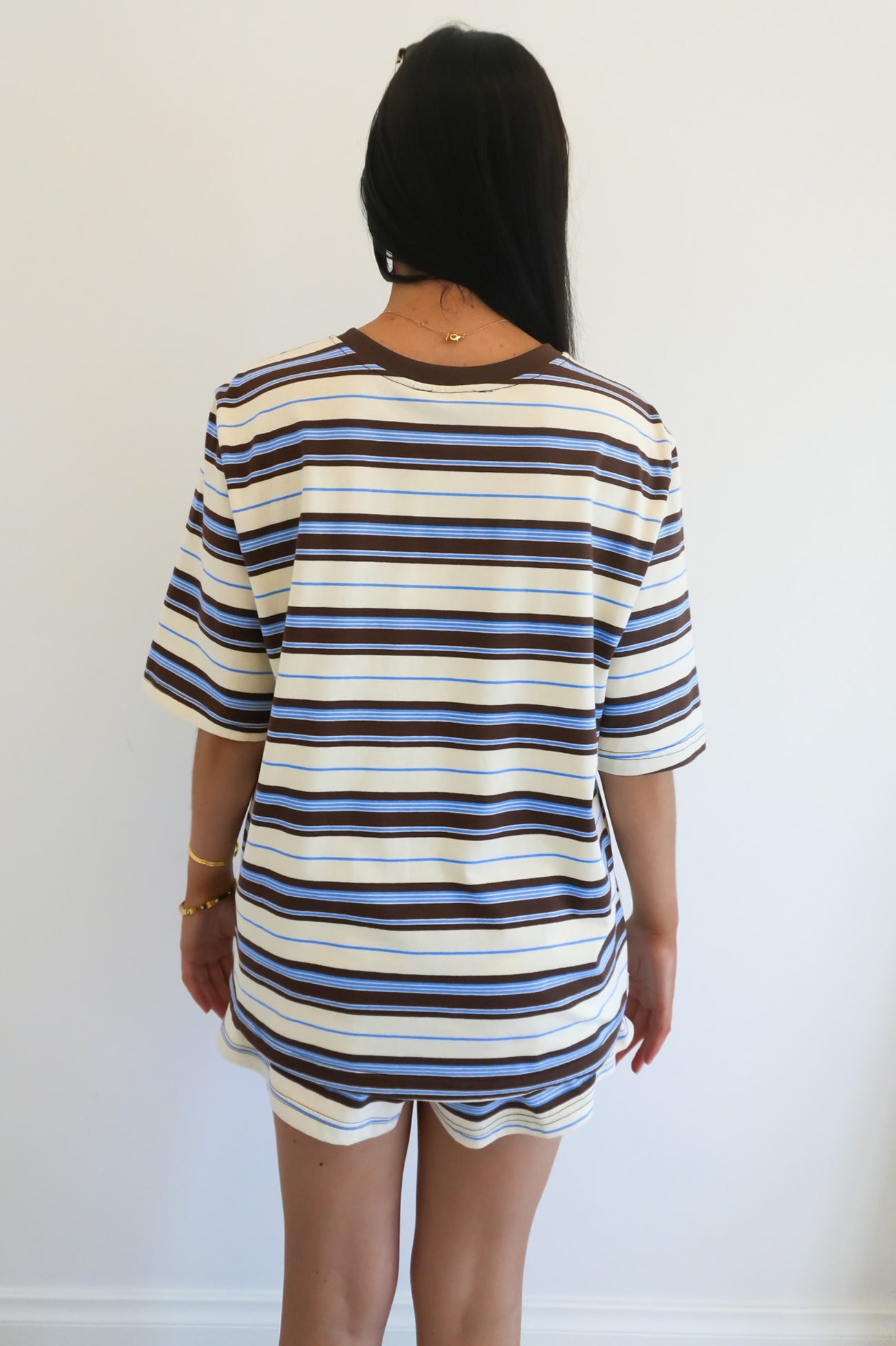 Bentley Tee Cream Stripe