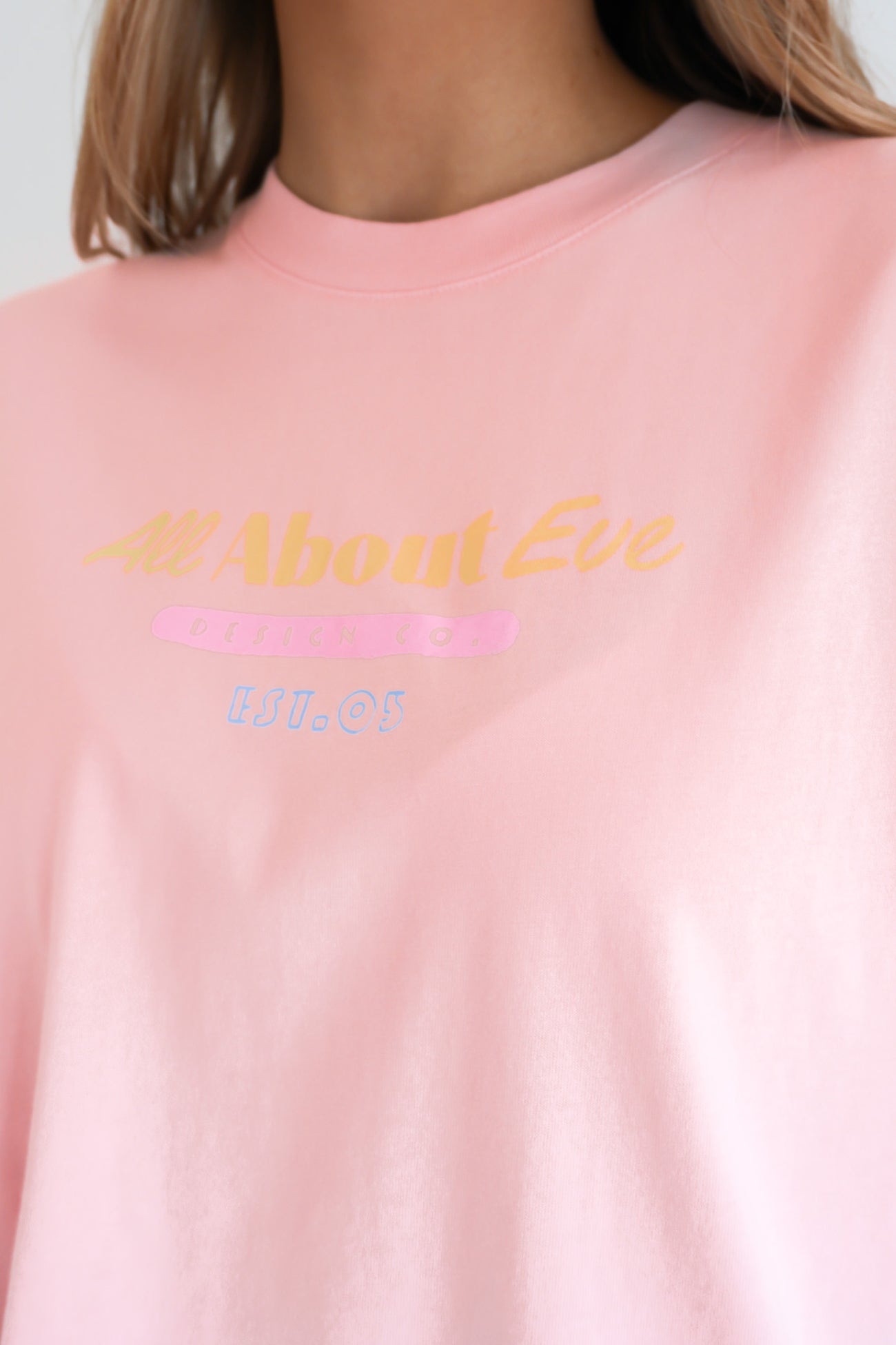 Vacation Relaxed Tee Pink