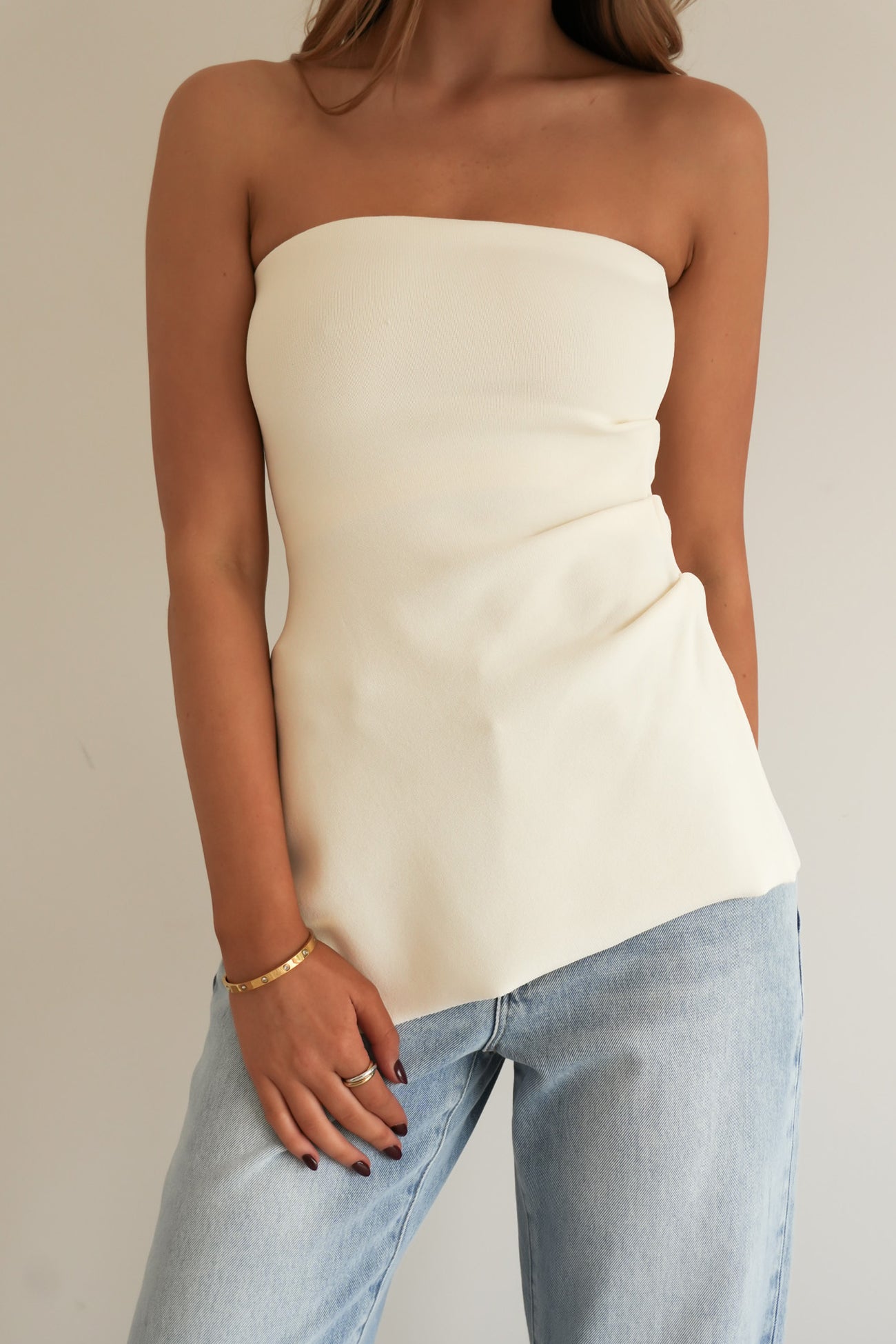 Nikita Knit Top Cream