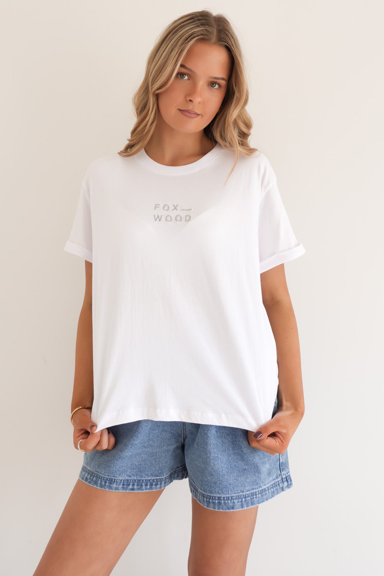 Huntleigh Oversized Tee White