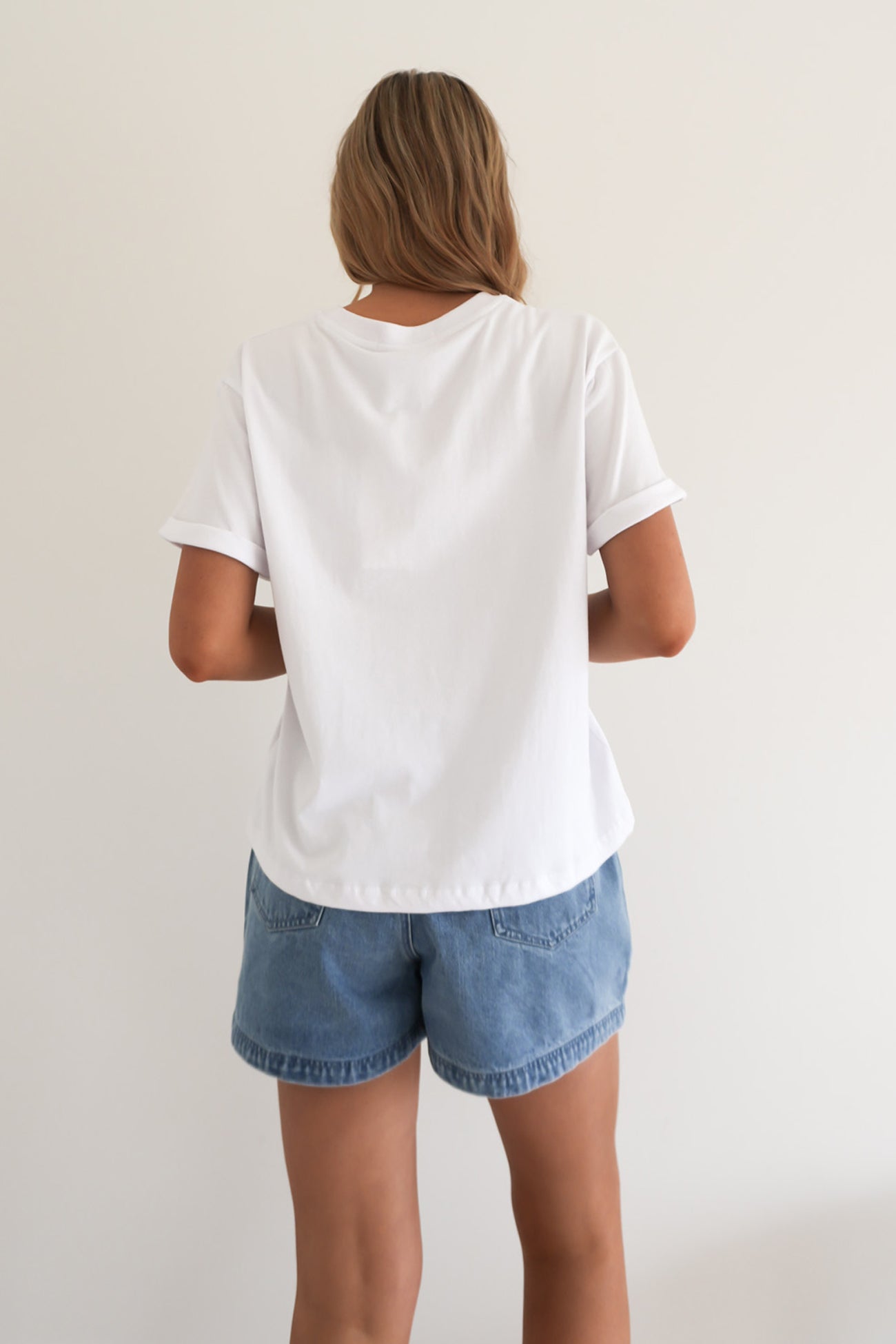 Huntleigh Oversized Tee White
