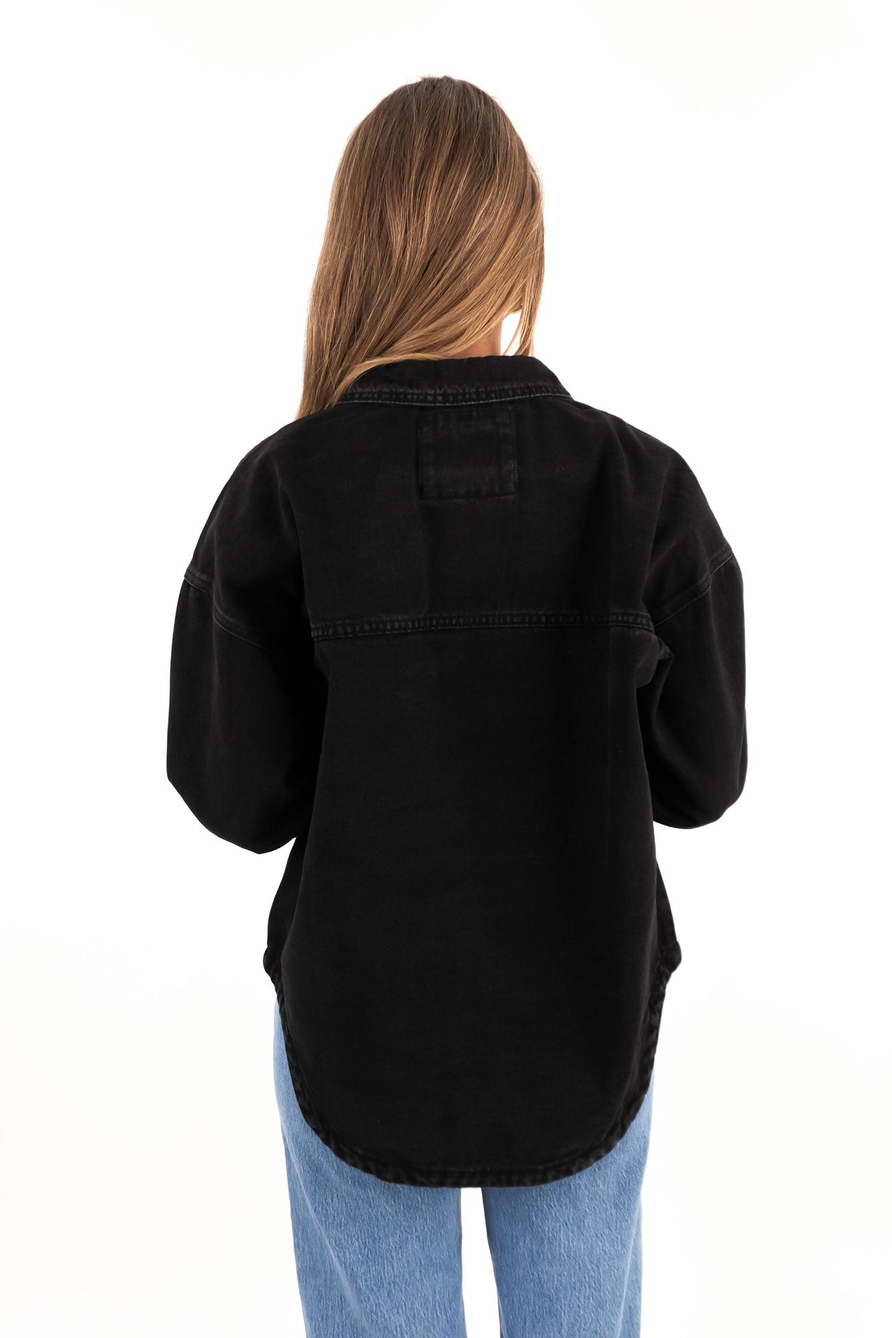 Dale Shacket Washed Black
